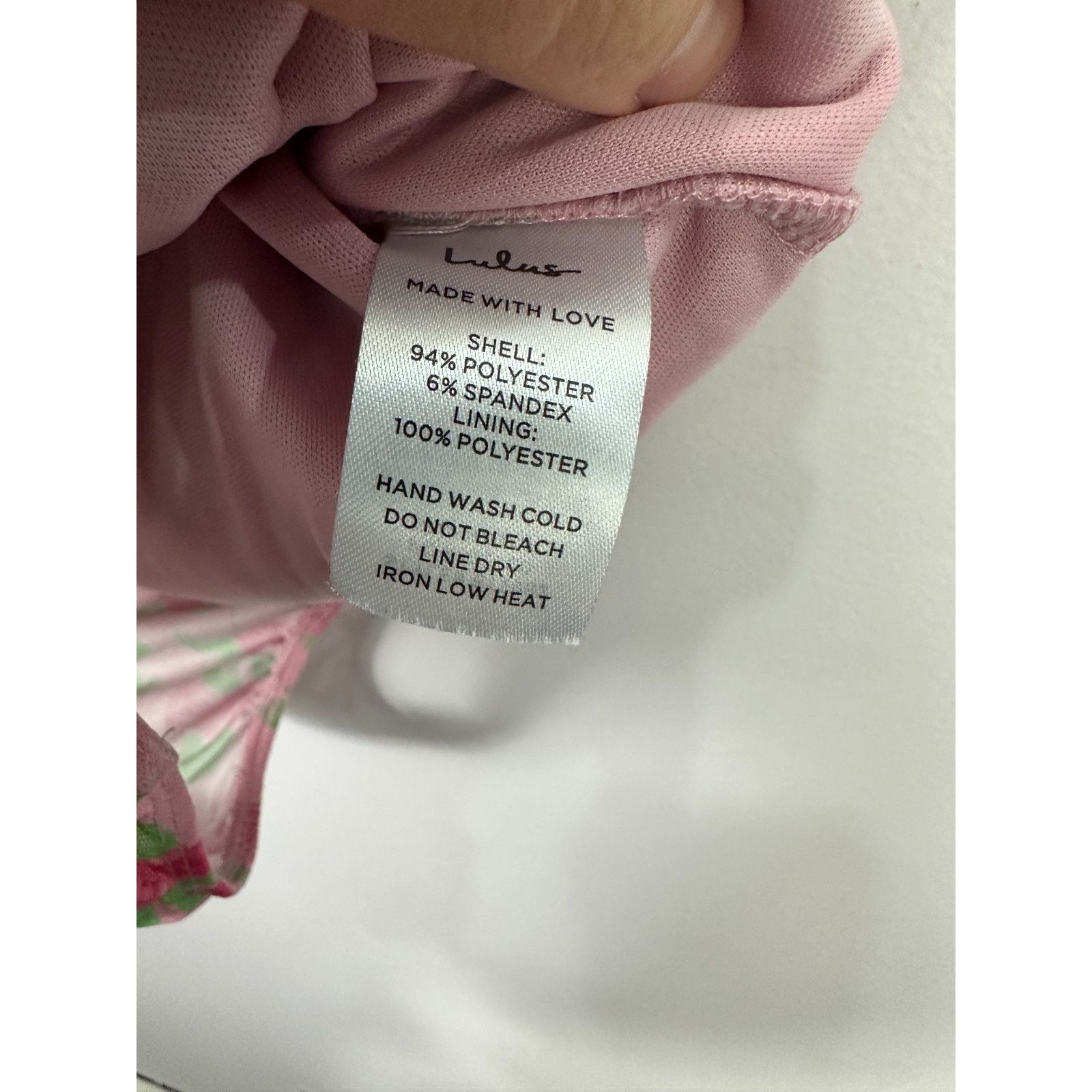 Lulus Lulus Pink Floral Mesh Ruched Bodysuit Large Coquette Size L / US 10 / IT 46 - 6 Thumbnail