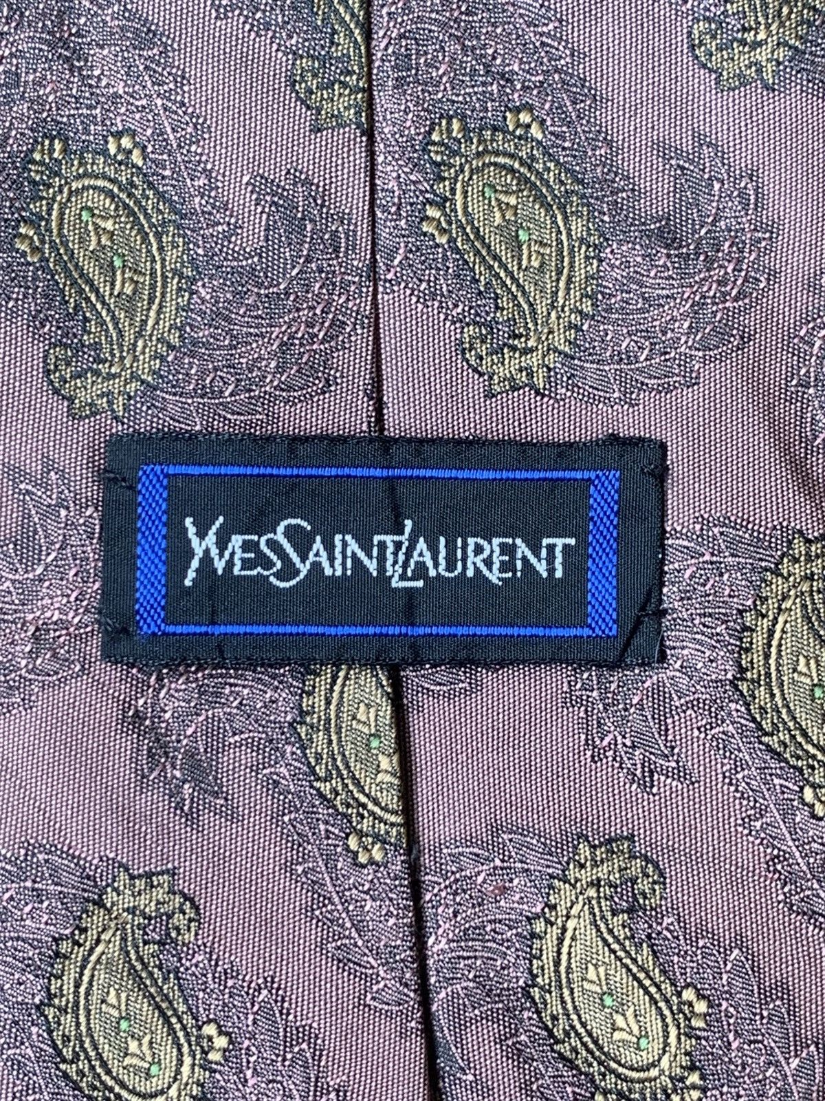 Designer × Vintage × Yves Saint Laurent Rare Design Vintage Yves Saint Laurent Ties Size ONE SIZE - 4 Thumbnail