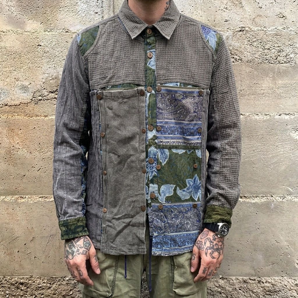 K-Two Studios Dyed Checker Button-Down | Grailed