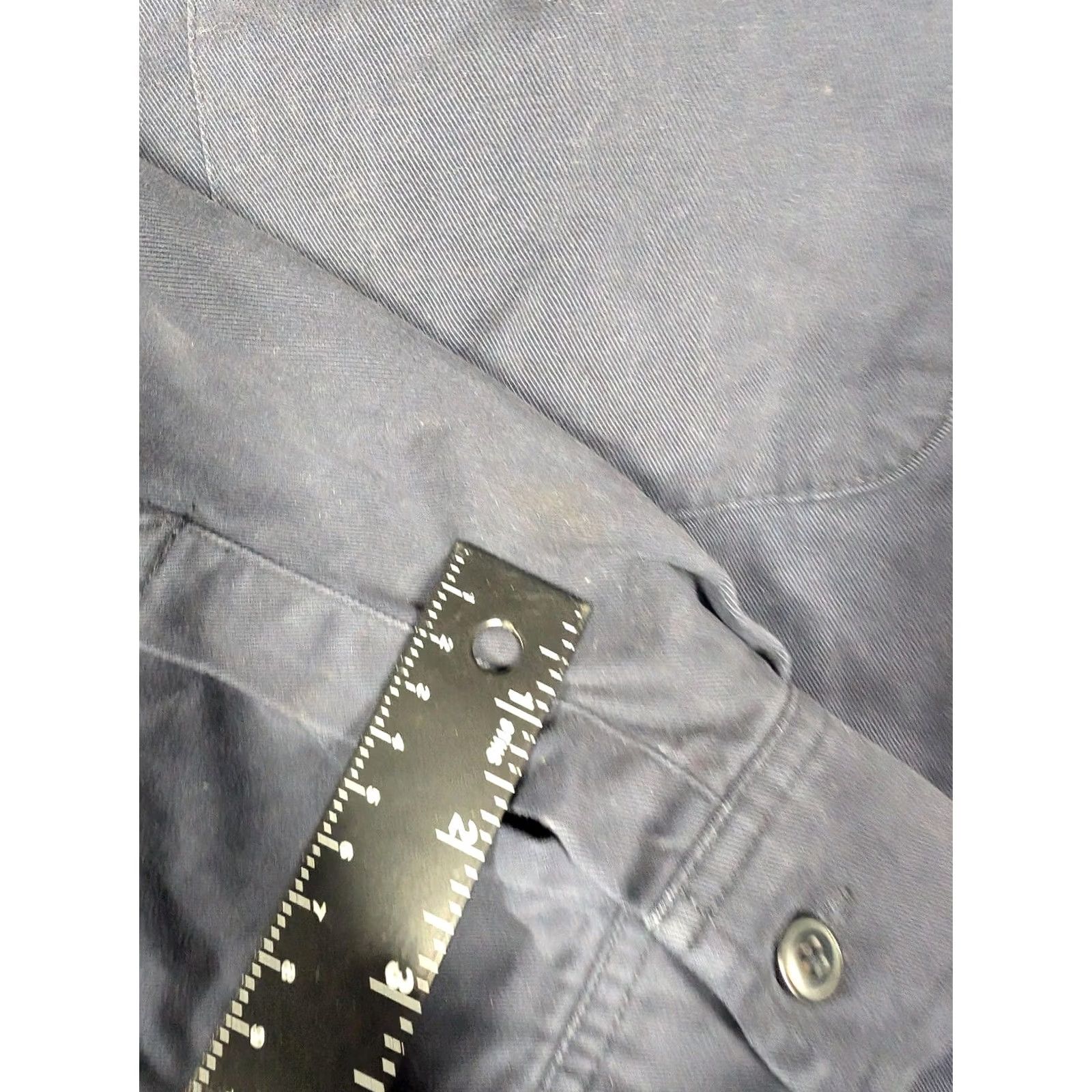 Chaps Chaps Ralph Lauren Shirt Mens Large Blue Lined Cotton Button Down Shacket Pocket Size US L / EU 52-54 / 3 - 6 Thumbnail