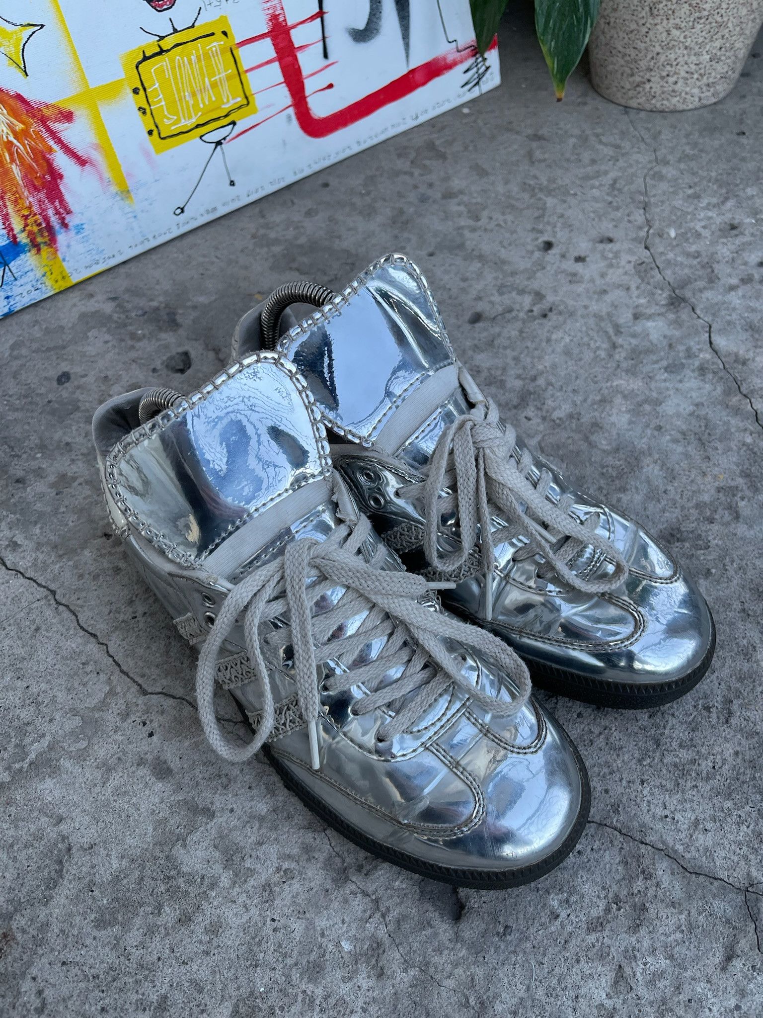 Adidas × Wales Bonner Adidas Wales Bonner Samba Silver Size US 8.5 / IT 38.5 - 17 Thumbnail