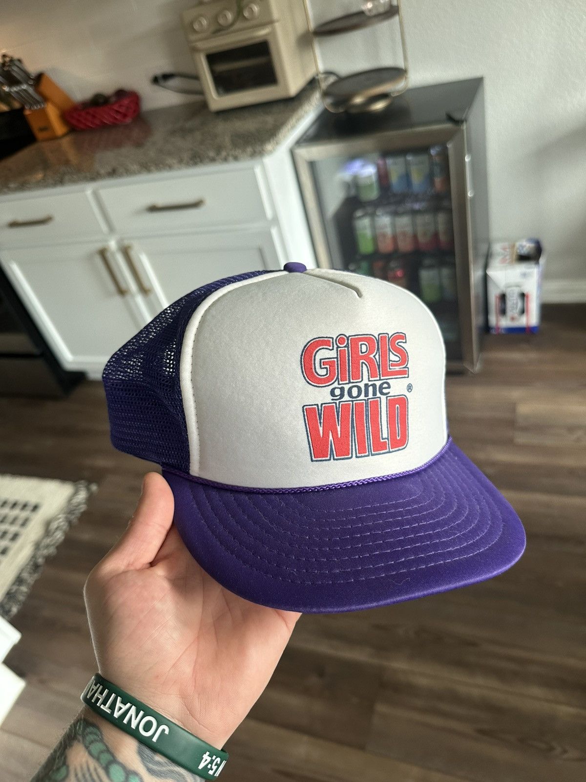 Vintage RARE 1990s Vintage Girls Gone Wild XXX Promo Trucker Hat Size ONE SIZE - 2 Thumbnail