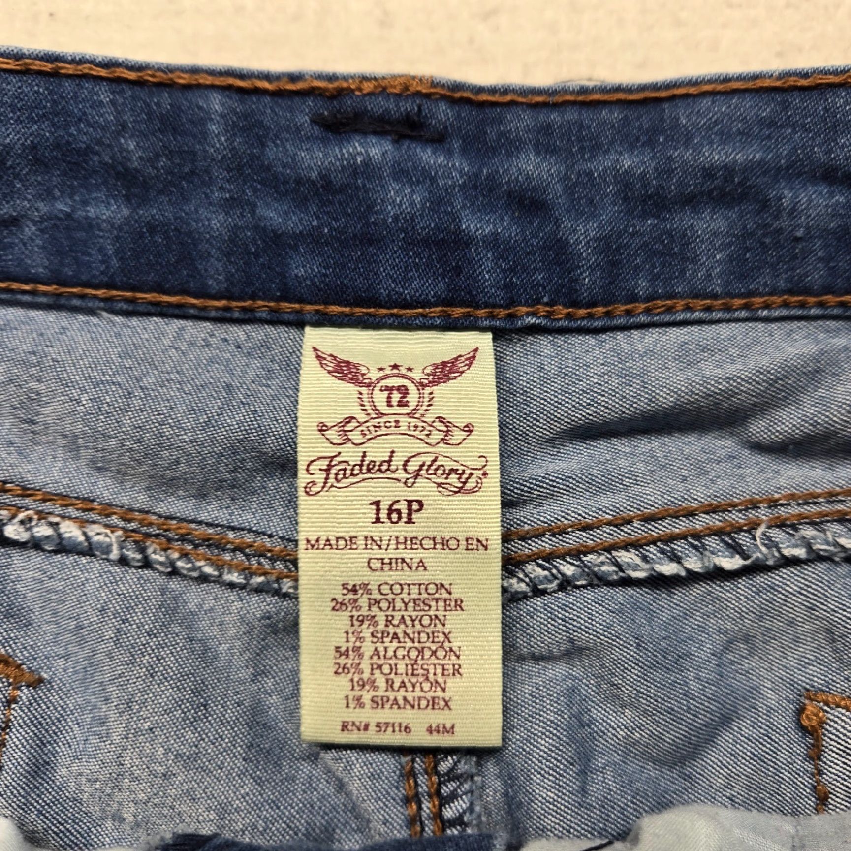 Faded Glory Faded Glory Jeans Boots Cut Denim Pants Women 16P Petite Blue Bootcut Jeans Womens 16P Petite Denim Jeans Size 38" / US 16 / IT 52 - 3 Thumbnail