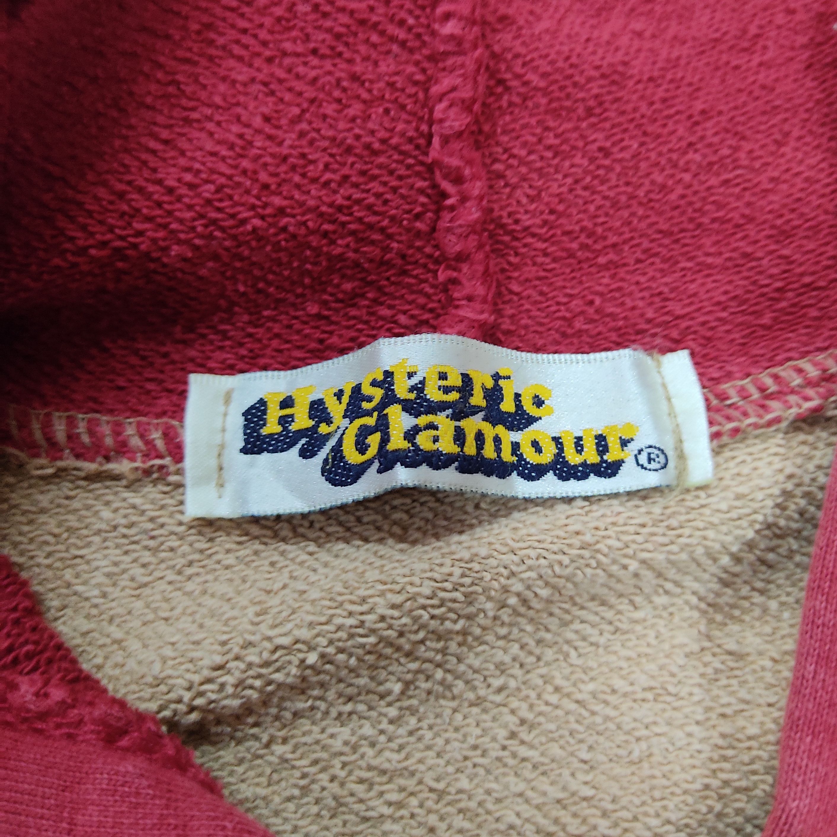 Hysteric Glamour × StraightFaded Hysteric Glamour Yankee Girl Distressed Sun Faded Hoodie Size S / US 4 / IT 40 - 14 Thumbnail