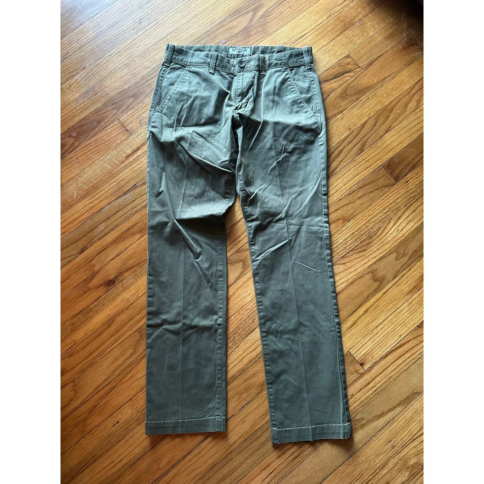 Express Express Slim Fit Jeans Men’s Size 29/30 Green Size US 29 - 1 Thumbnail