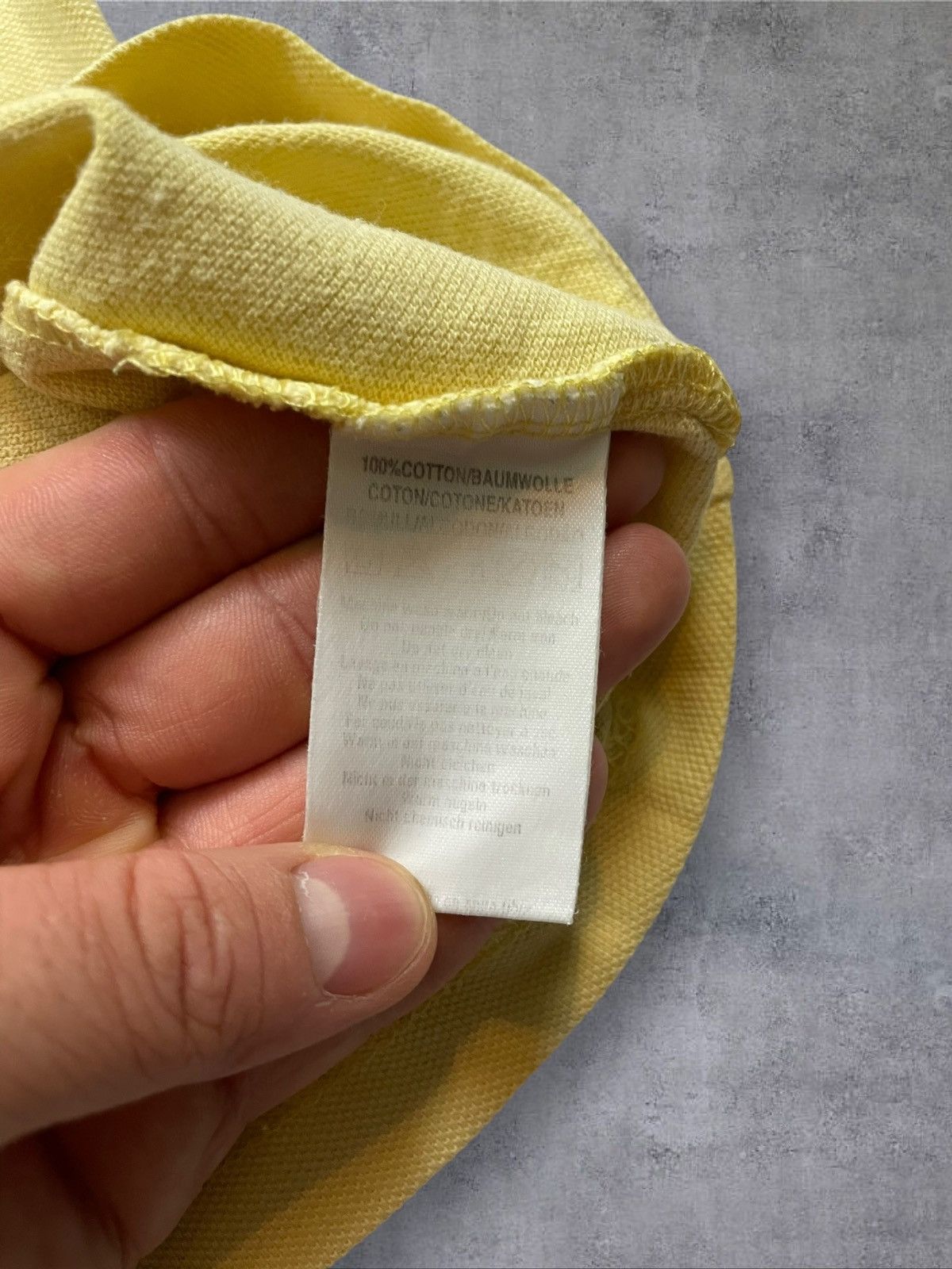 Burberry Burberry London Yellow Polo Size US L / EU 52-54 / 3 - 3 Thumbnail