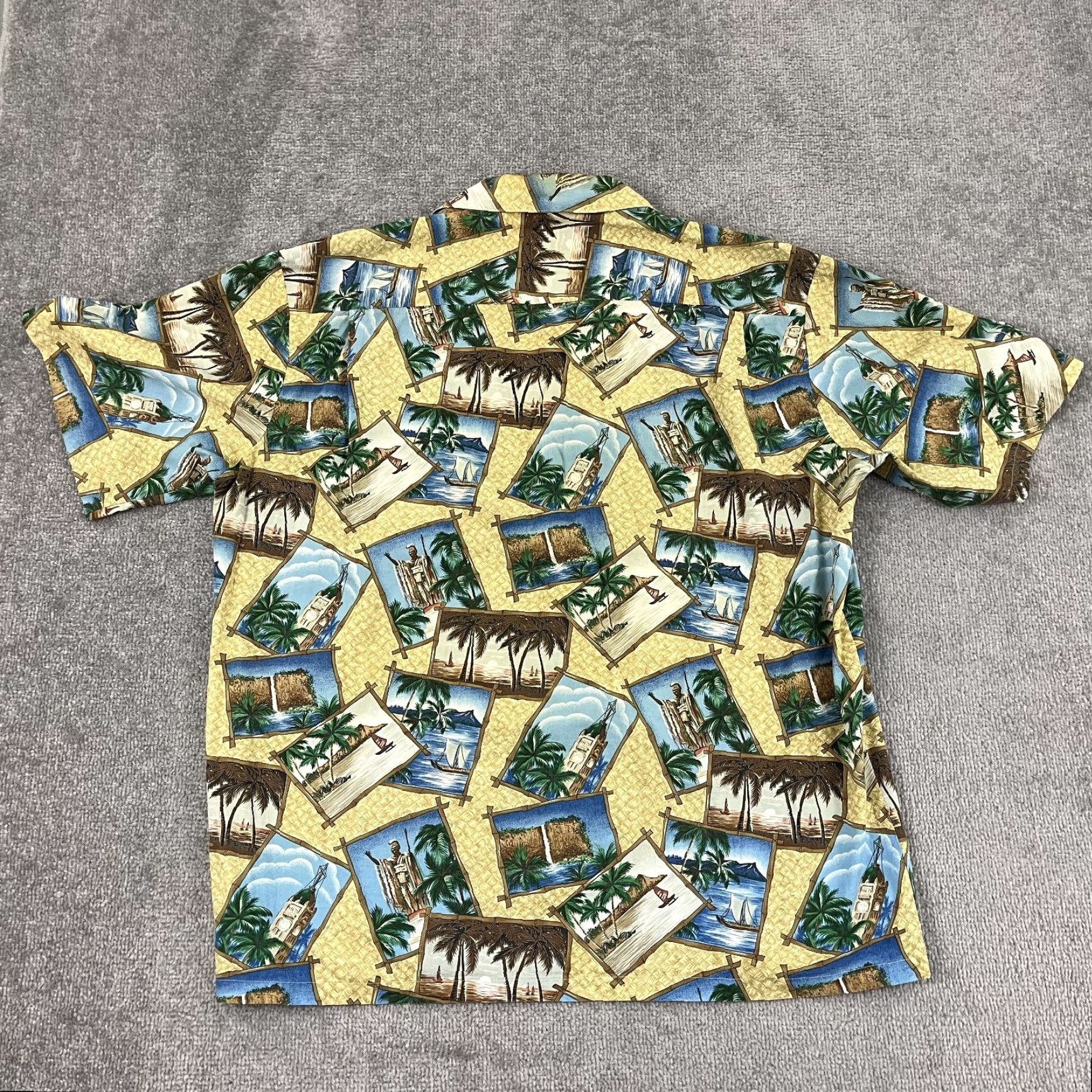 Hilo Hattie Hilo Hattie Shirt Men XL Isla Hawaiian Button Up Short Sleeve Pocket Multicolor Floral Mens Size US XL / EU 56 / 4 - 7 Thumbnail