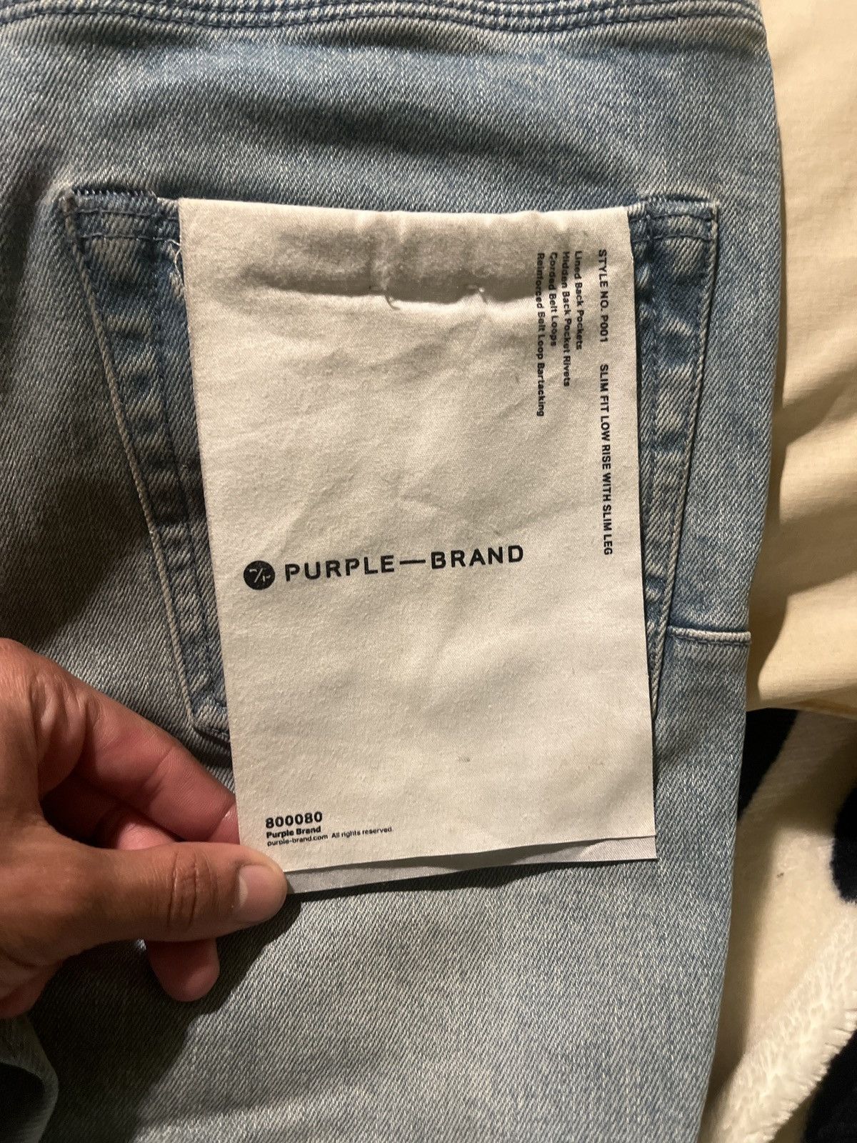 Purple Brand PURPLE BRAND (LIGHT INDIGO PLAIN VINTAGE JEAN) Size US 30 / EU 46 - 9 Thumbnail