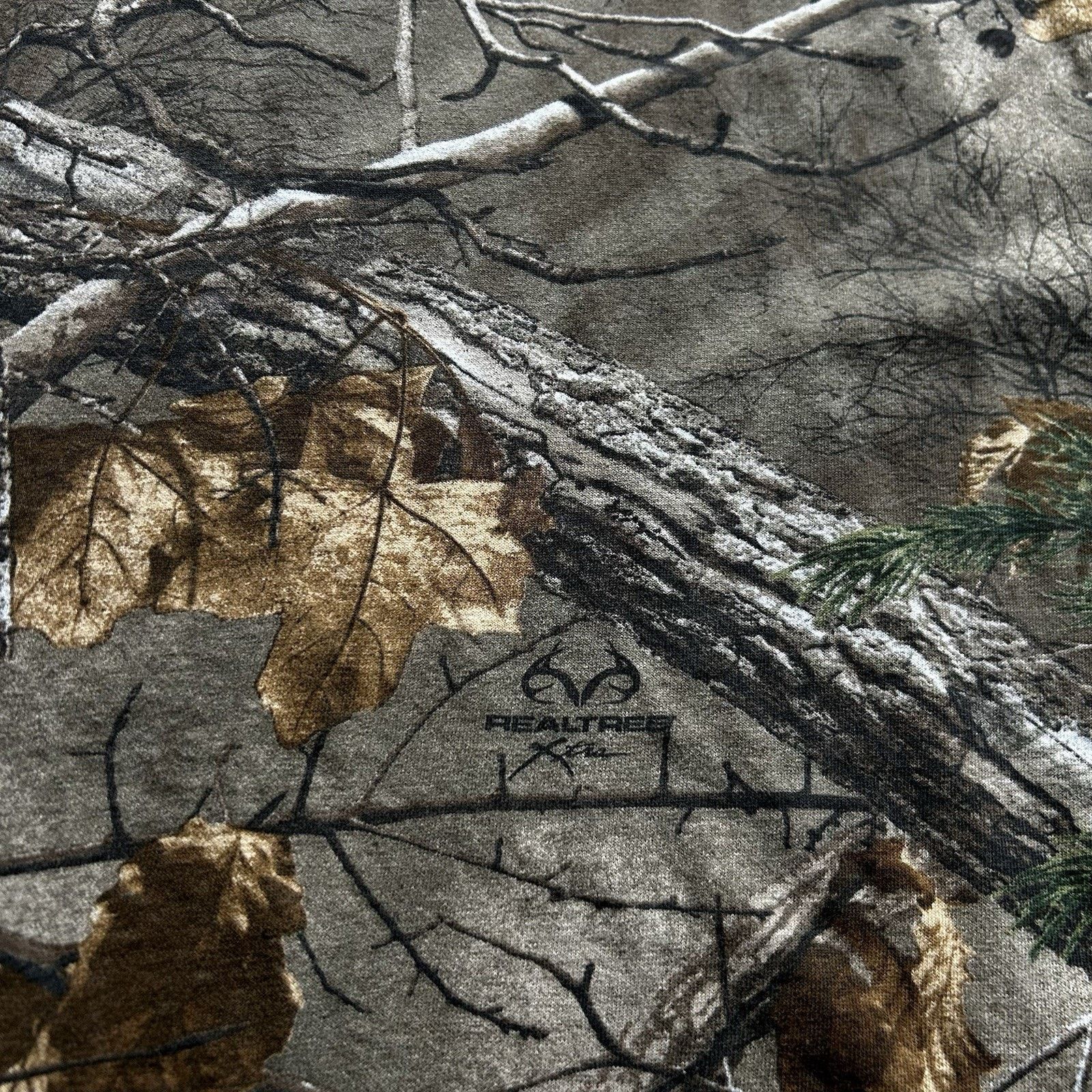 Hanes Vintage Realtree Camo T Shirt XL Y2K Camouflage Pocket Tee Size US XL / EU 56 / 4 - 6 Thumbnail