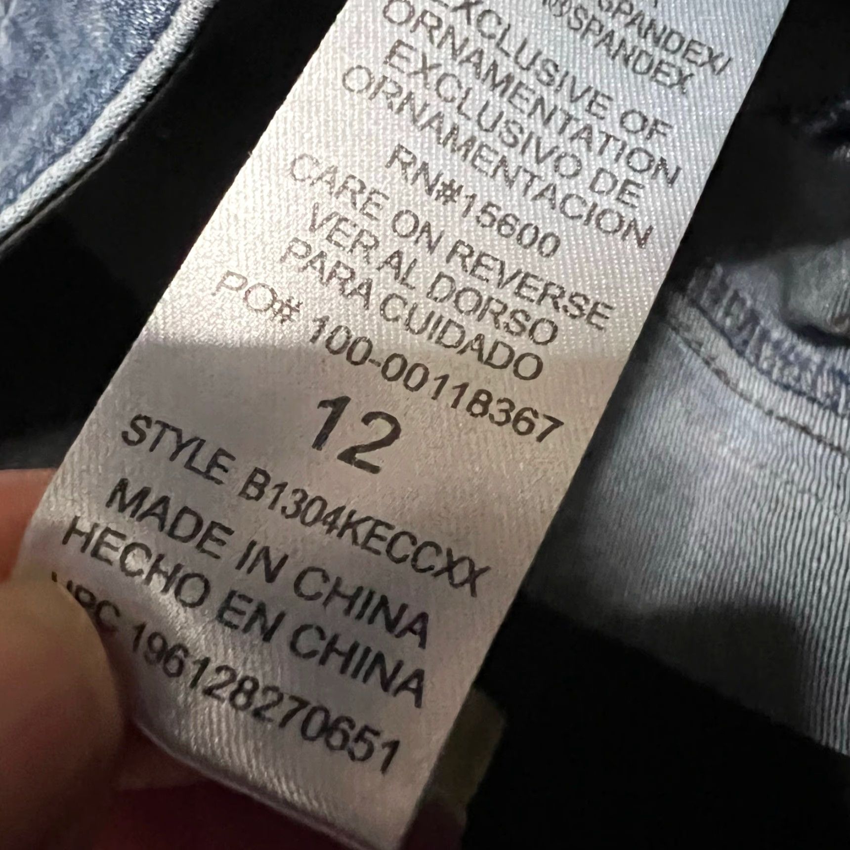 Vintage Democracy Jeans Womens 12 Ab Solution Skinny Ankle High Rise Blue (34x28.5) Size 34" / US 12 / IT 48 - 6 Thumbnail