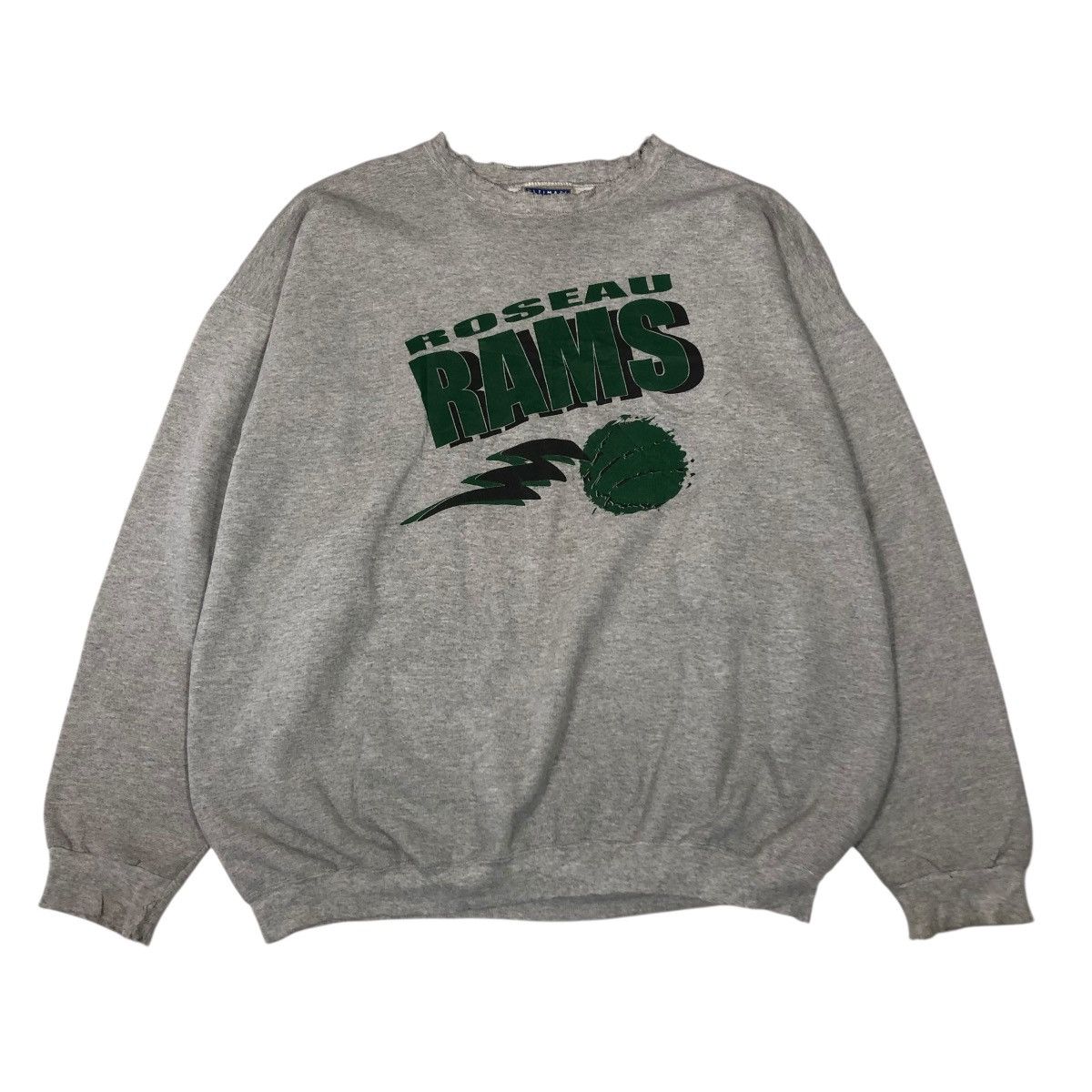 Vintage 📌Vintage Sweatshirt Crewneck Sportswear Roseau Rams Usa Size US M / EU 48-50 / 2 - 1 Thumbnail