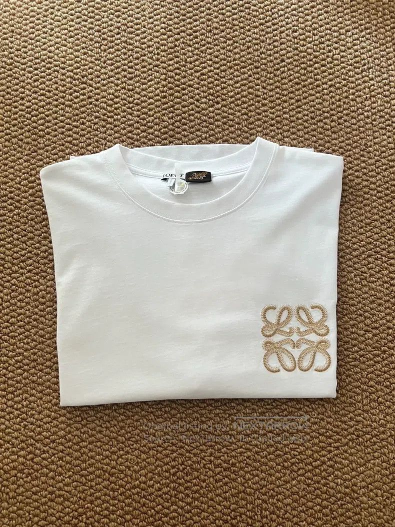 Loewe Loewe Cotton Knit Crochet Short Sleeve T-Shirt, Women's Size M / US 6-8 / IT 42-44 - 1 Thumbnail