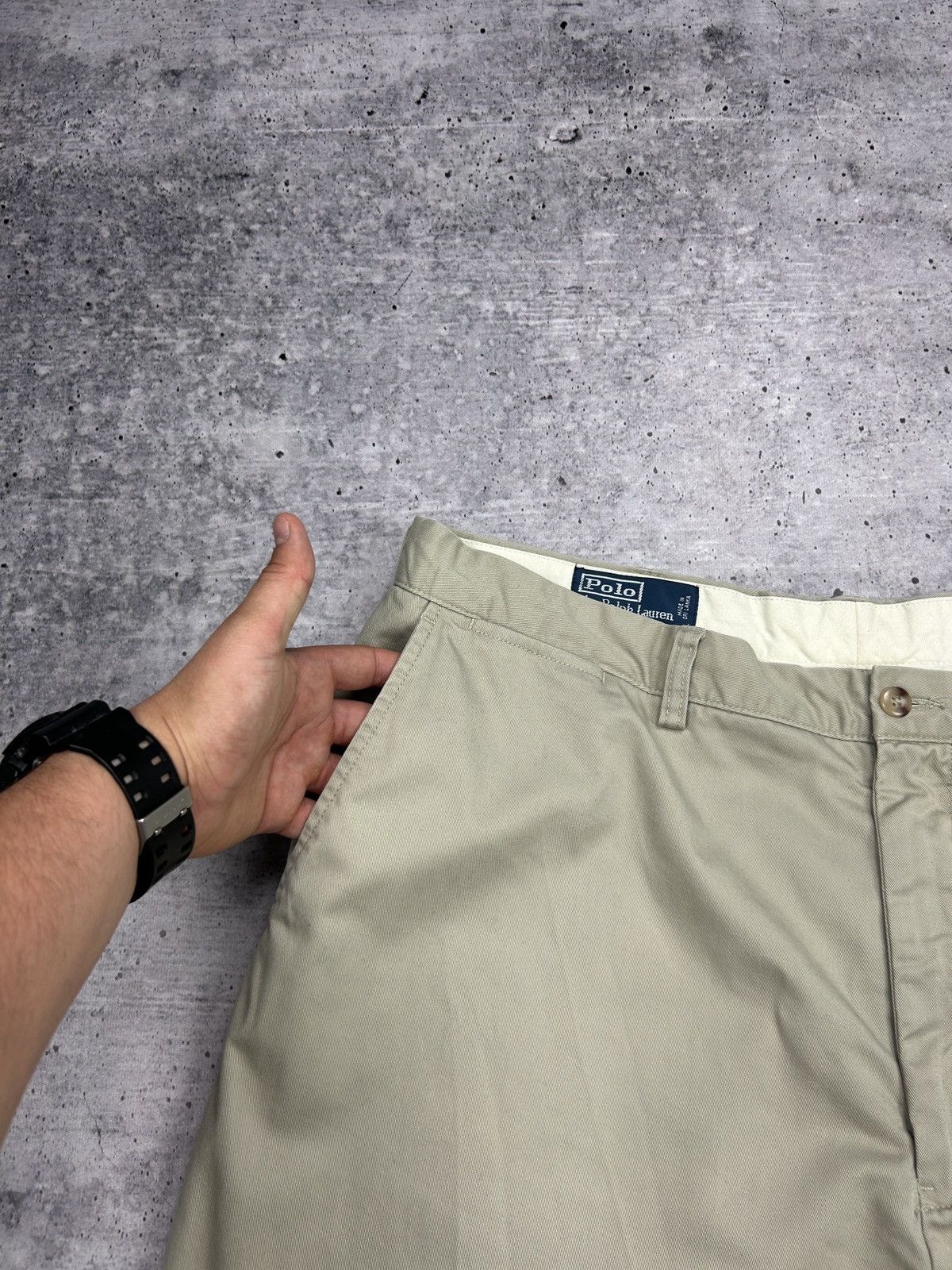 Designer × Polo Ralph Lauren × Vintage Vintage Polo Ralph Lauren Y2K Style Gordon ChinoBeige Pants Size US 38 / EU 54 - 10 Thumbnail
