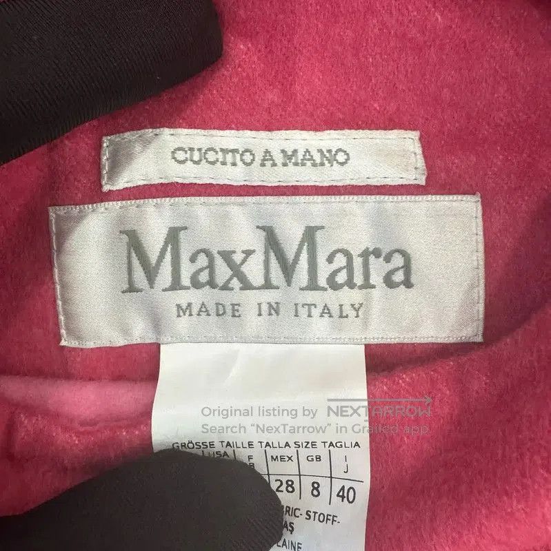Max Mara MaxMara Pink Wool Coat for Women . Size M / US 6-8 / IT 42-44 - 5 Thumbnail