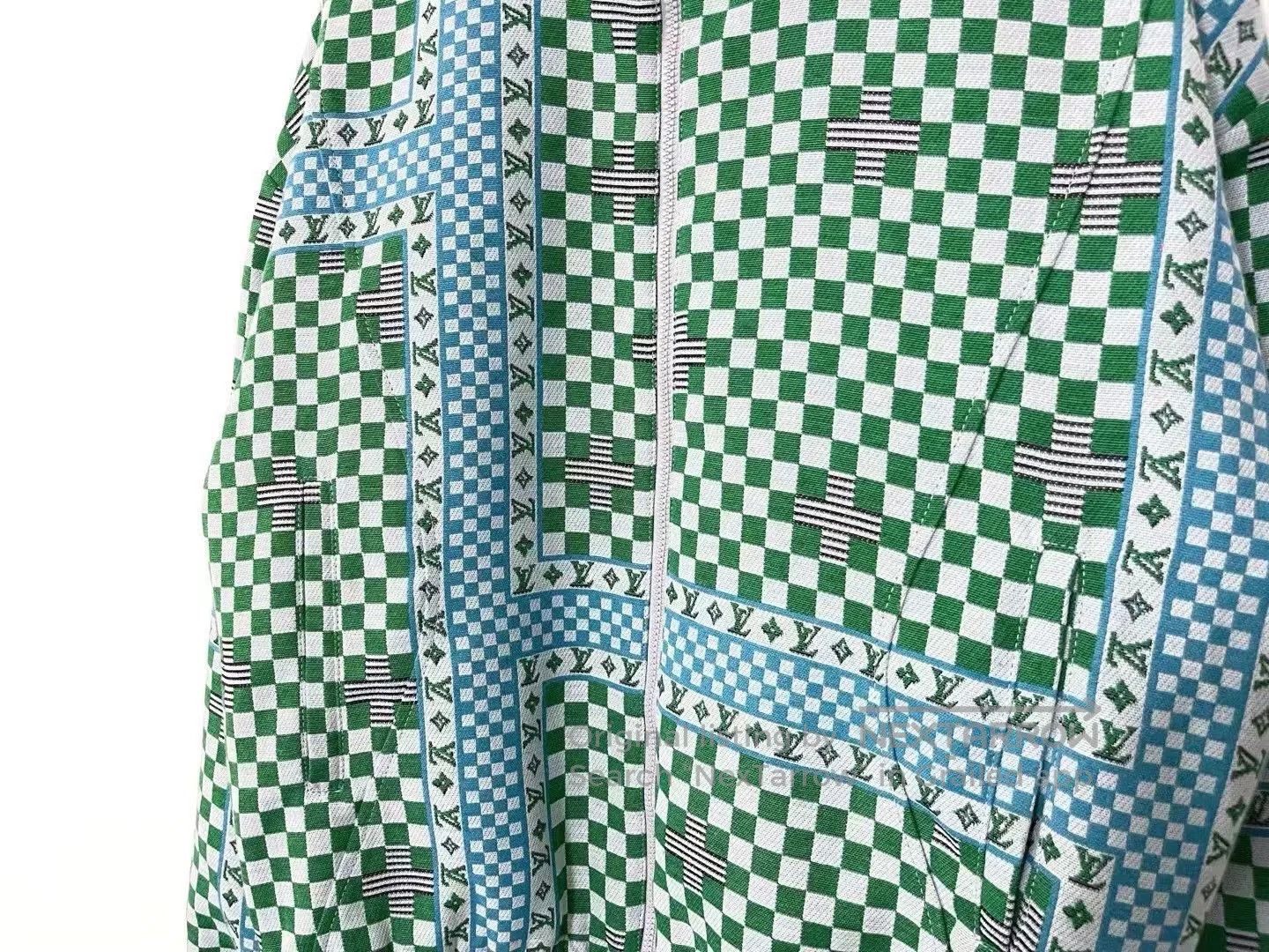Louis Vuitton Louis Vuitton Green Checkered Jacket. Size US M / EU 48-50 / 2 - 2 Thumbnail