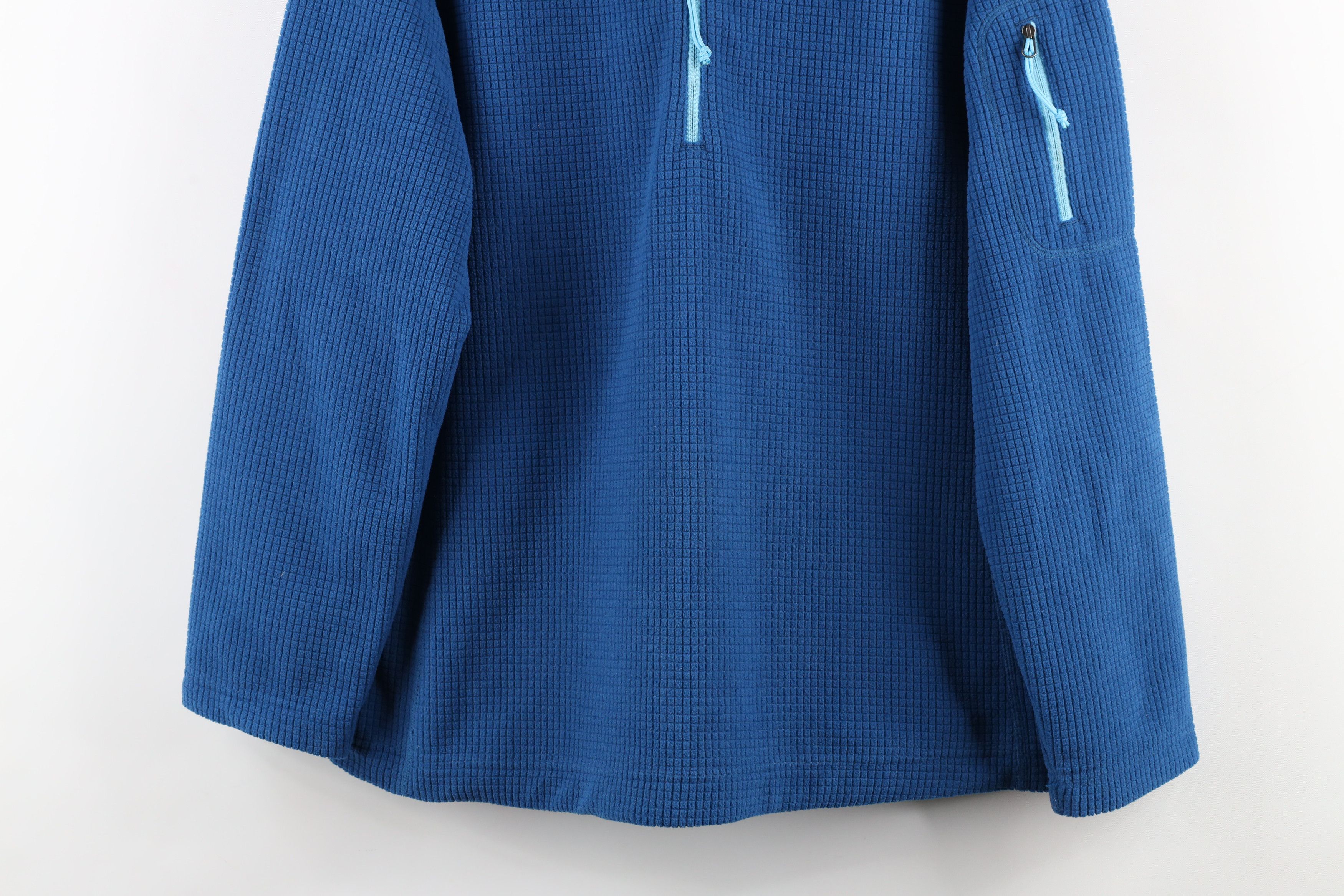 Orvis × Vintage Orvis Trout Bum Half Zip Pullover Sweater Blue Polyester Size M / US 6-8 / IT 42-44 - 3 Thumbnail