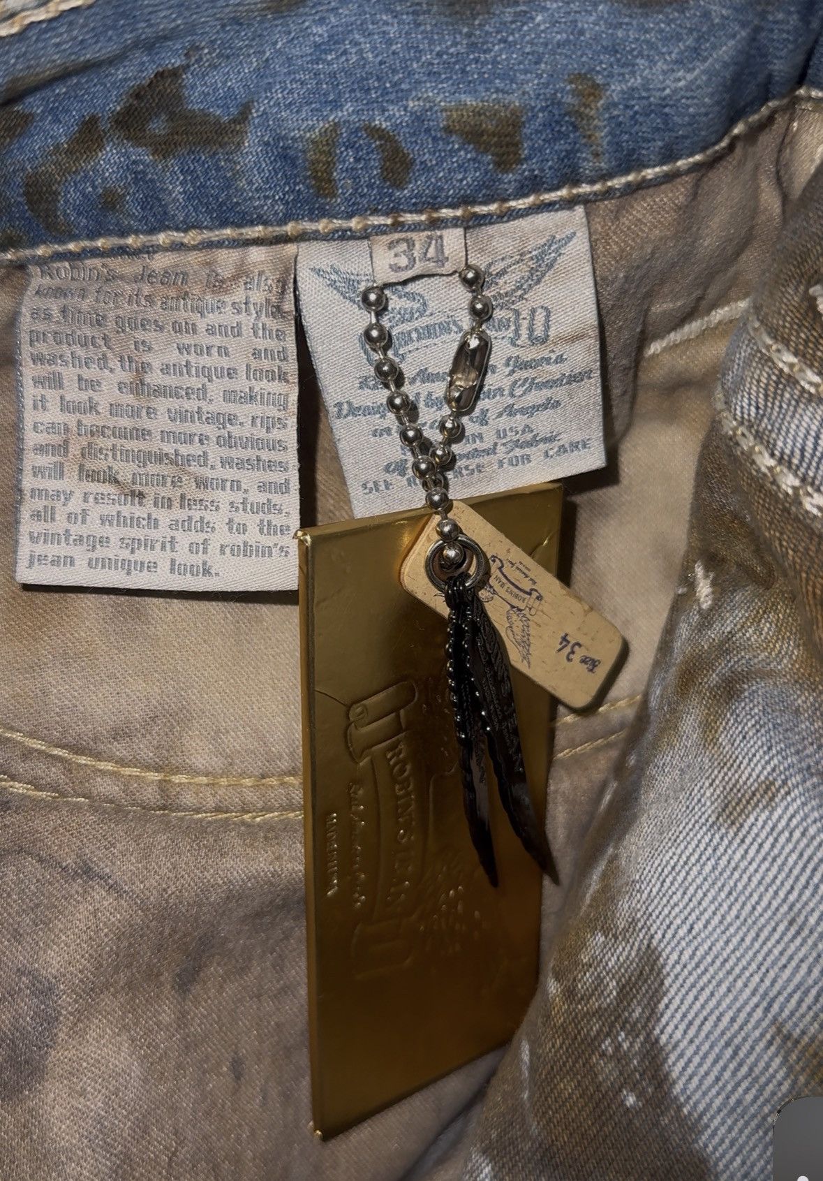 Robins Jeans Robin Jeans alligator skin Size US 34 / EU 50 - 5 Thumbnail