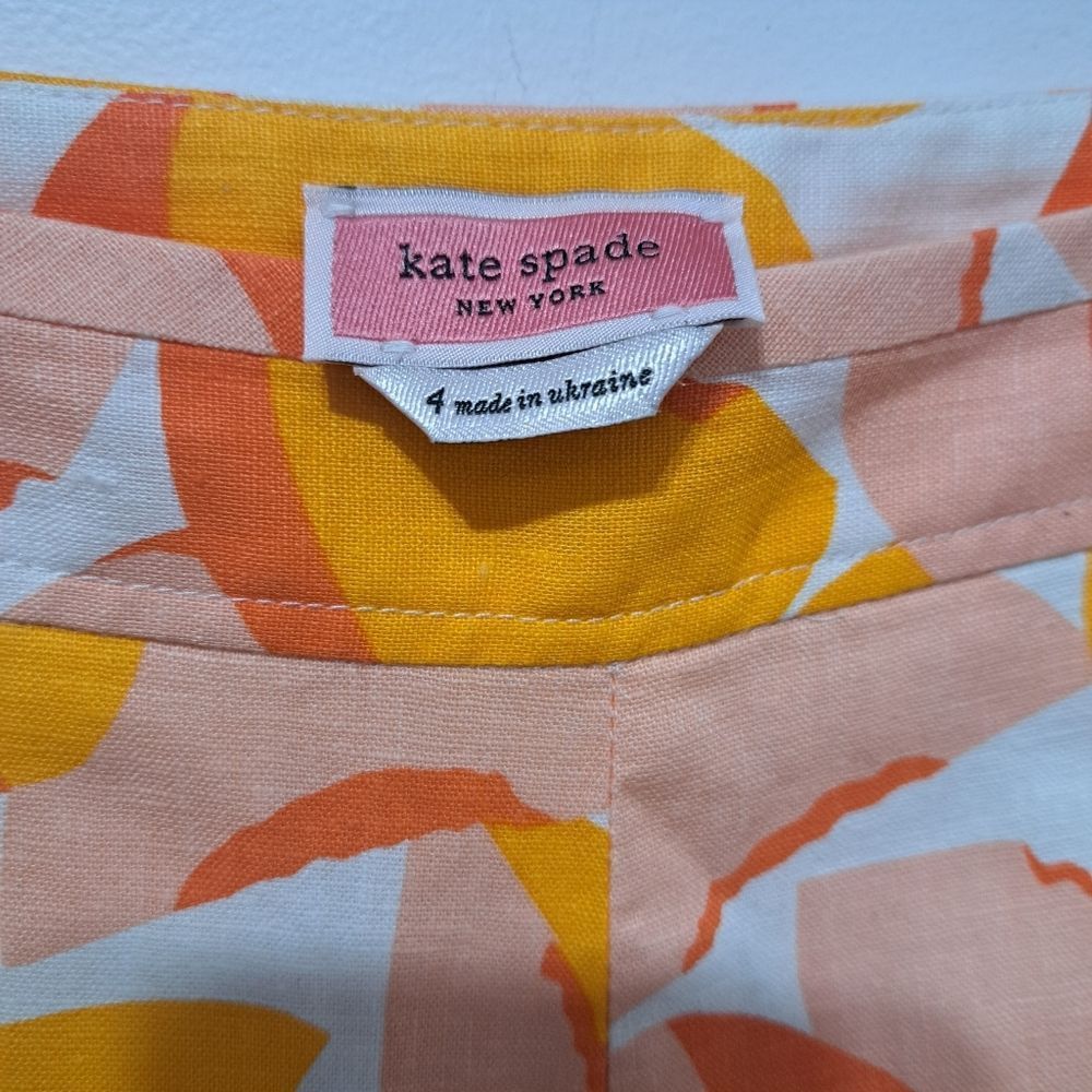 Kate Spade Kate Spade New York Linen Blend Boho Plain Weave Wide Leg Si Size 27" / US 4 / IT 40 - 10 Thumbnail