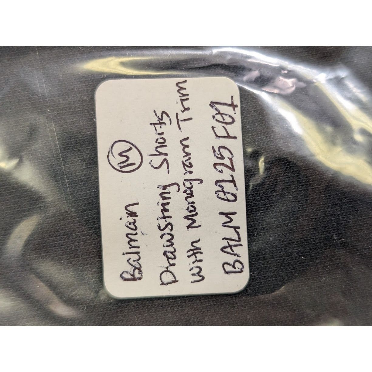 Balmain o1rshd1 Short With Monogram Trim in Black Size US 32 / EU 48 - 22 Thumbnail