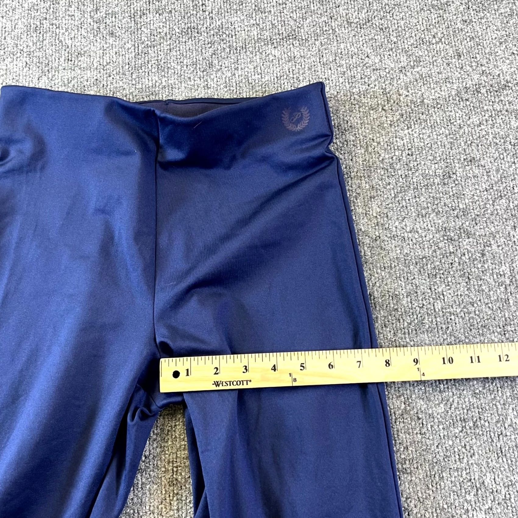 Pinko Pink Leggings Womens Medium Navy Blue High-Waist Flared Leg Yoga Gym Wear Size 32" / US 10 / IT 46 - 5 Thumbnail