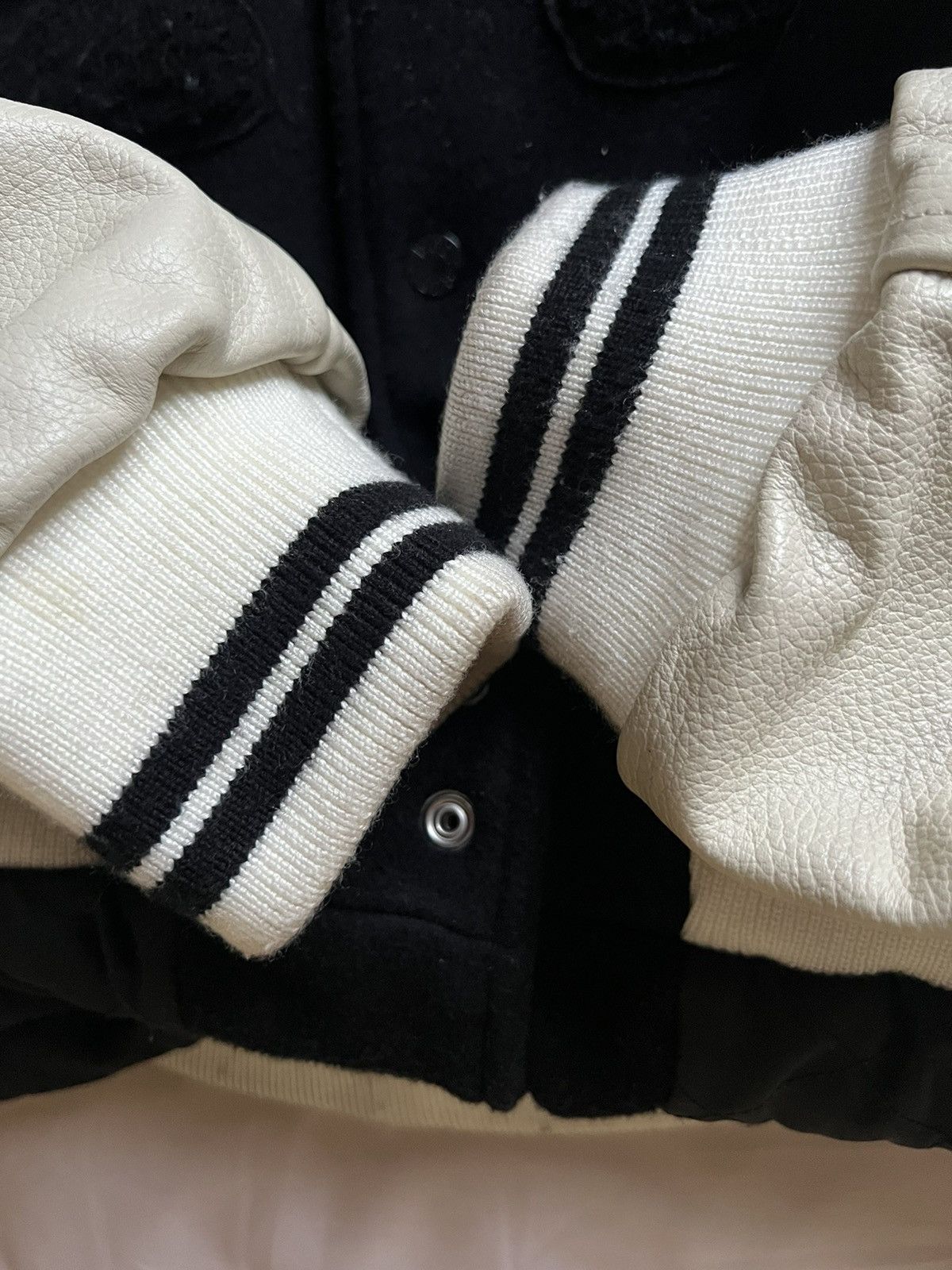 Japanese Brand JOSEWONG ABCD VARISTY MUSICAL JACKET Size US L / EU 52-54 / 3 - 3 Thumbnail