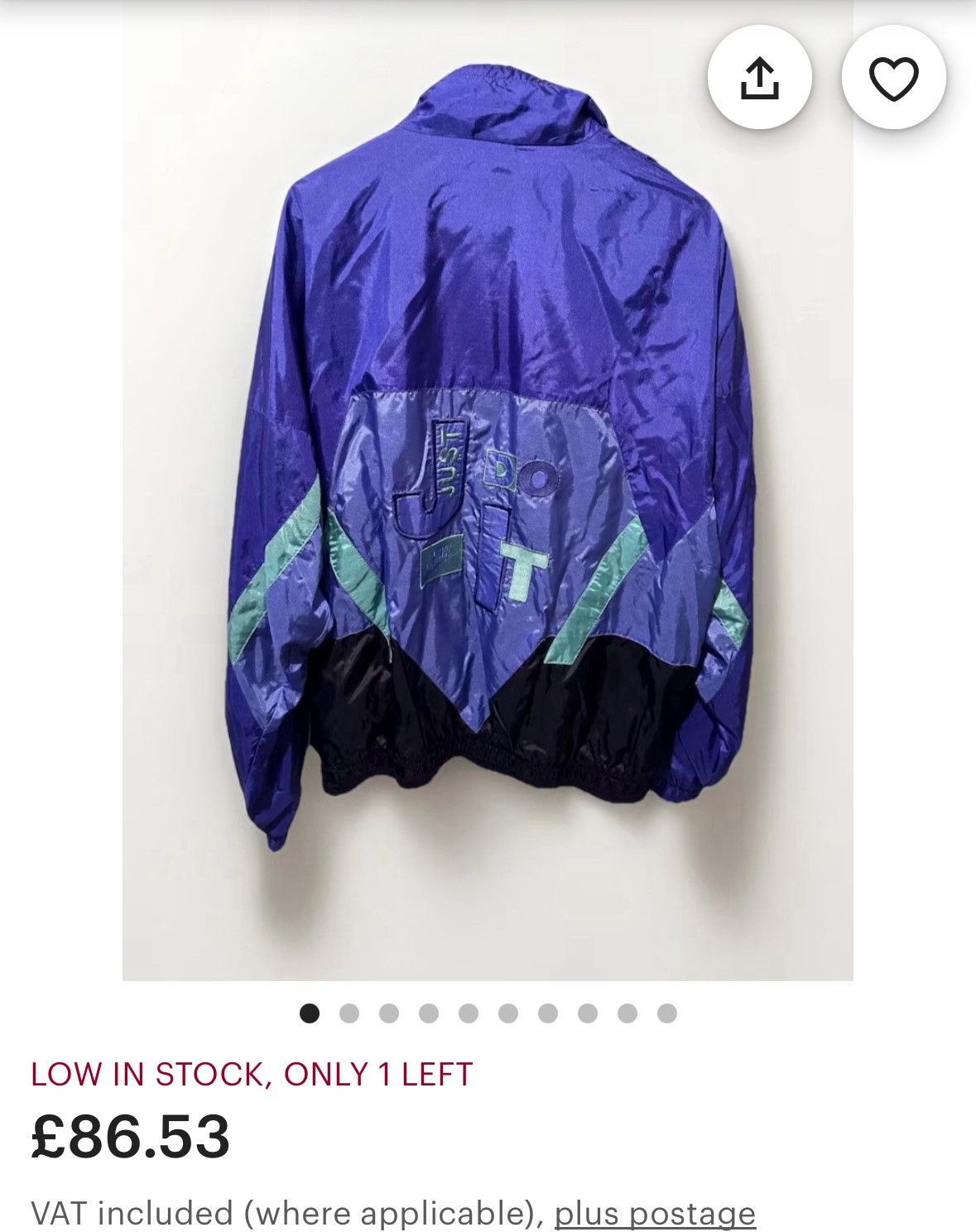 Nike Nike Vintage 80s 90s Sweatshirt Zip Streetwear Rare Size US XL / EU 56 / 4 - 15 Thumbnail