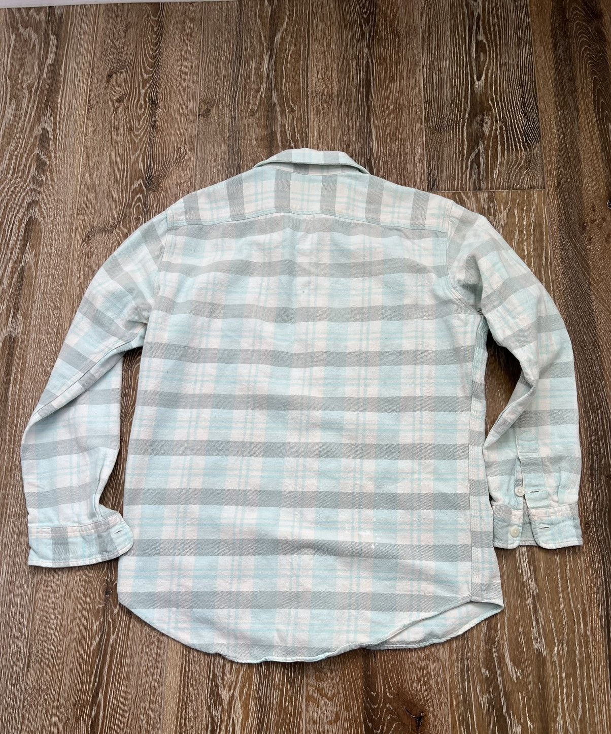 Polo Ralph Lauren × Vintage Vintage Polo Flannel Shirt Size US M / EU 48-50 / 2 - 2 Thumbnail