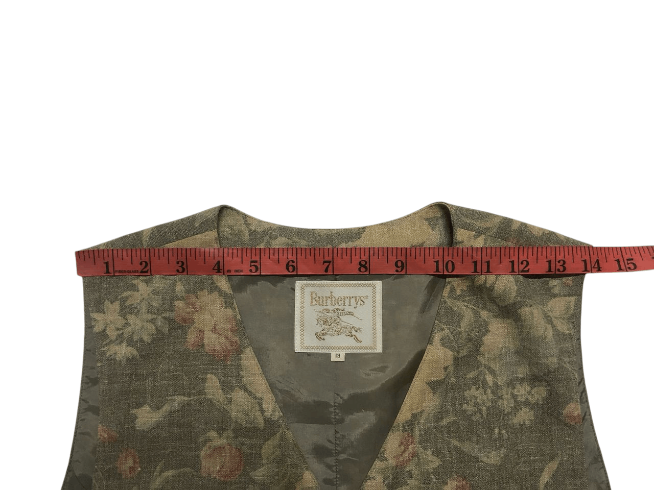 Burberry Vintage Burberrys Vest Florals Rare Design Made in Italy Size US M / EU 48-50 / 2 - 16 Thumbnail