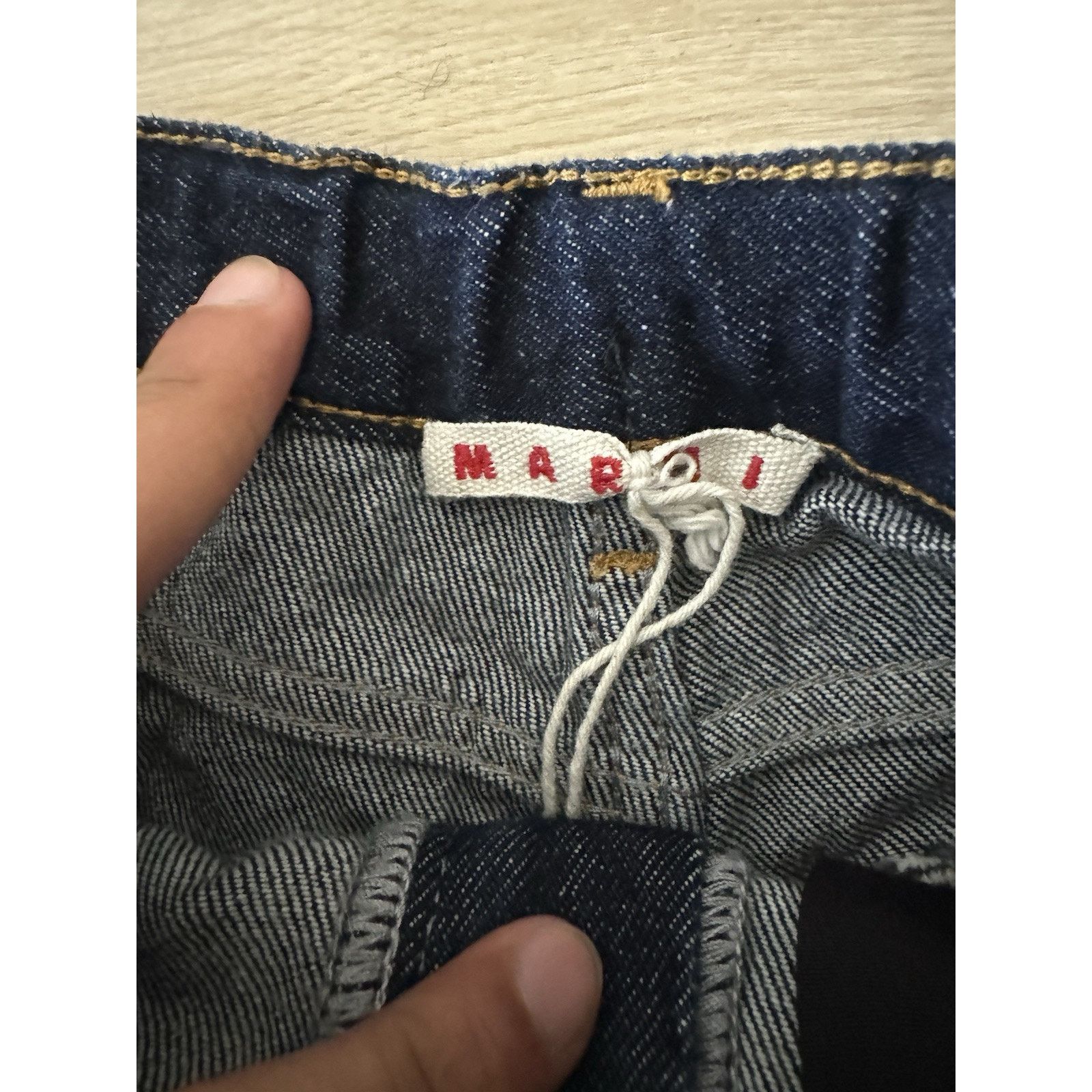 Marni Marni Kids Denim Shorts Distressed Denim Jeweled Shorts Size 28" / US 6 / IT 42 - 3 Thumbnail