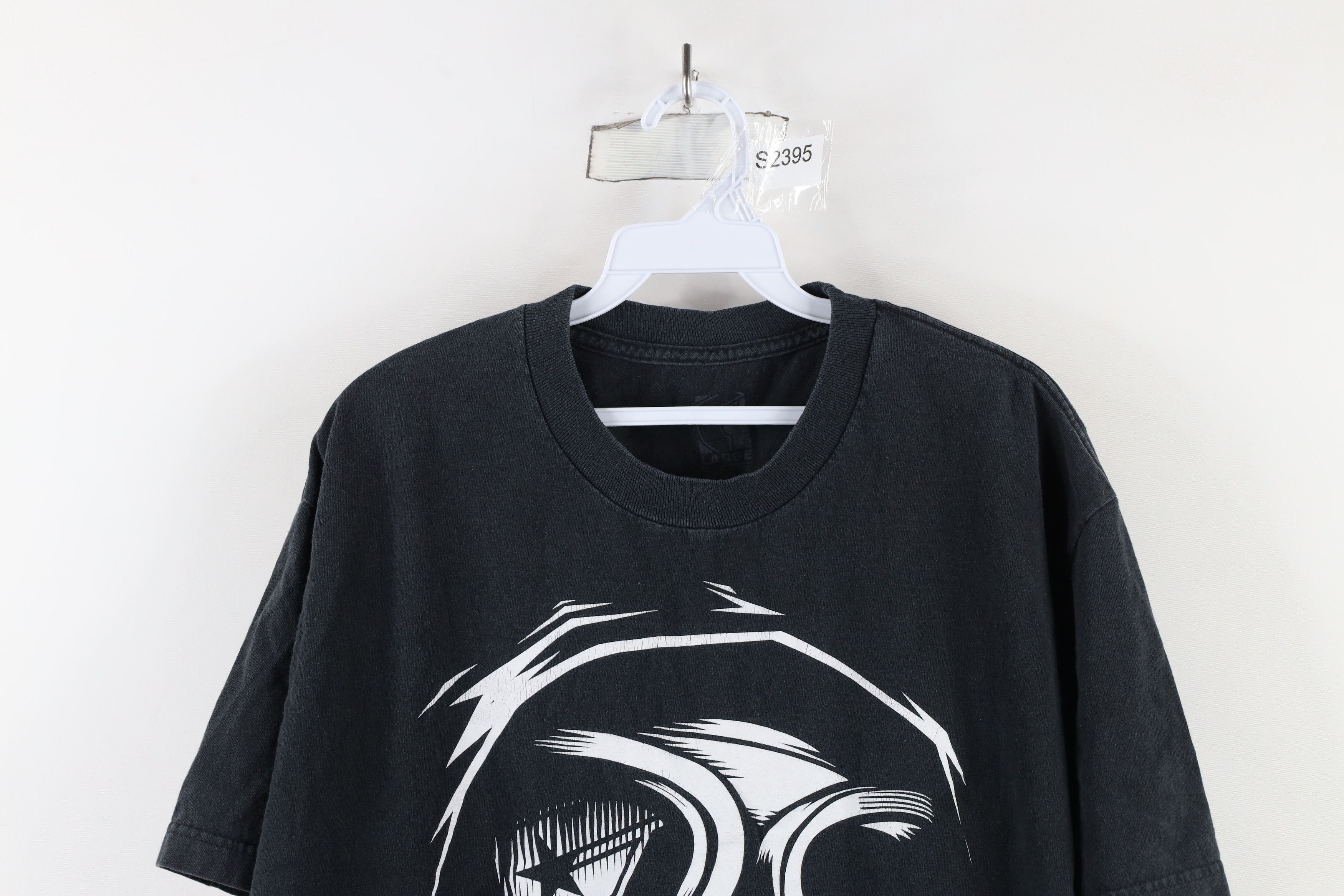 Famous Stars And Straps × Vintage Vintage Y2K Famous Stars & Straps Spell Out T-Shirt Black Size US L / EU 52-54 / 3 - 2 Thumbnail