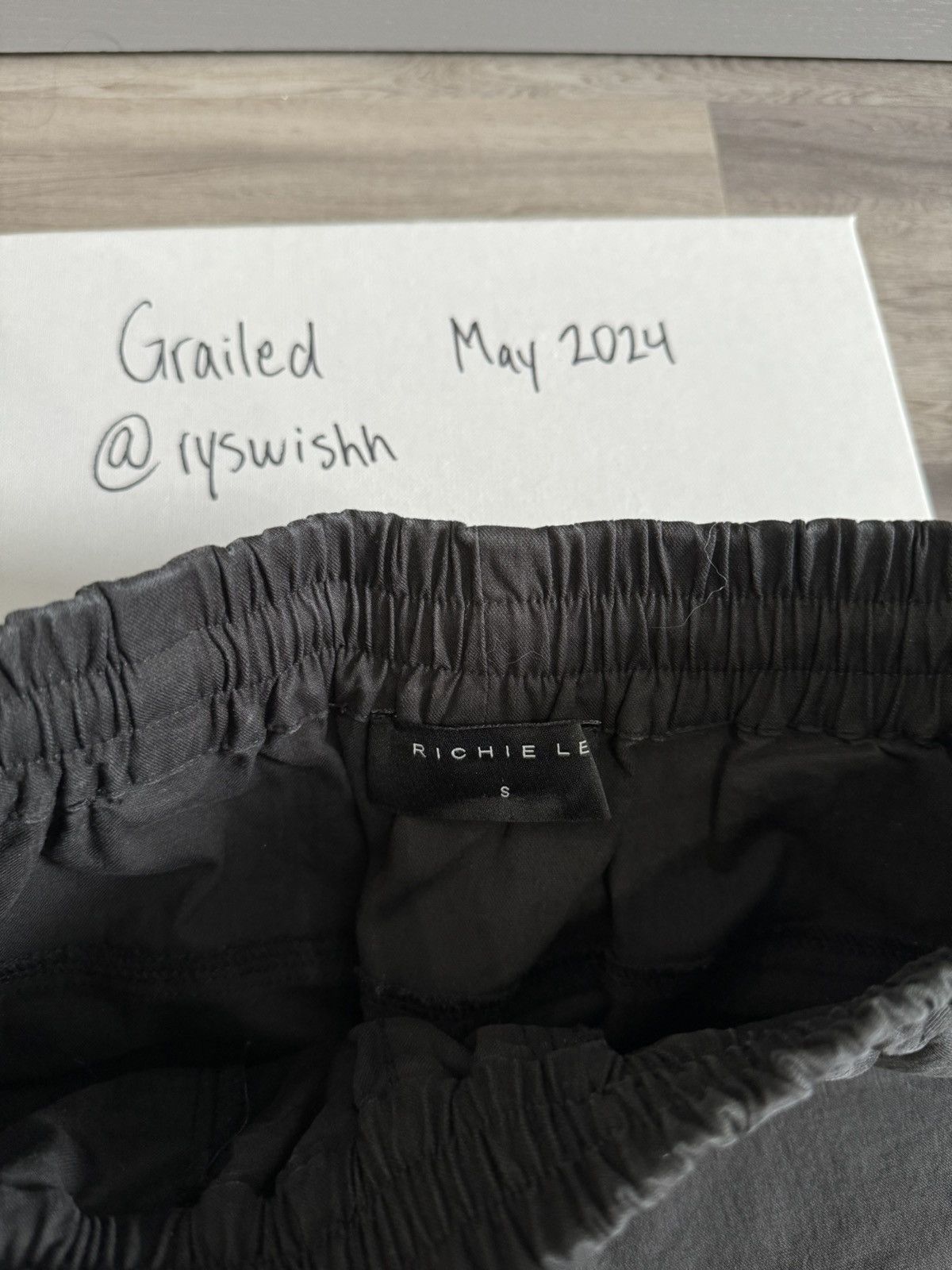 Richie Le Collection Richie Le Black Cargo Pant Size Small Size US 30 / EU 46 - 3 Thumbnail