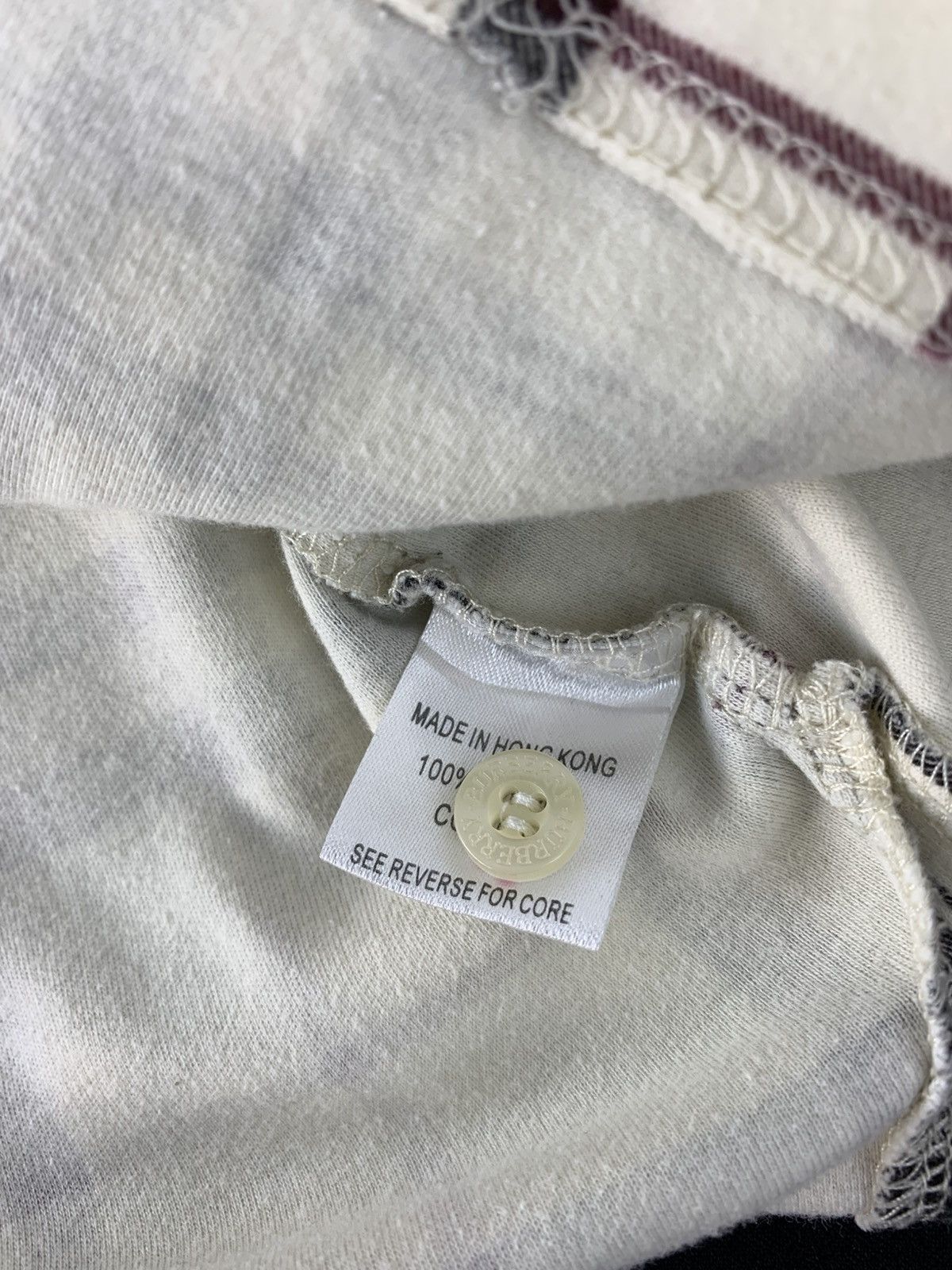 Burberry Burberry London Nova Checked Monogram Longsleeve Pocket Polo Size US M / EU 48-50 / 2 - 6 Thumbnail