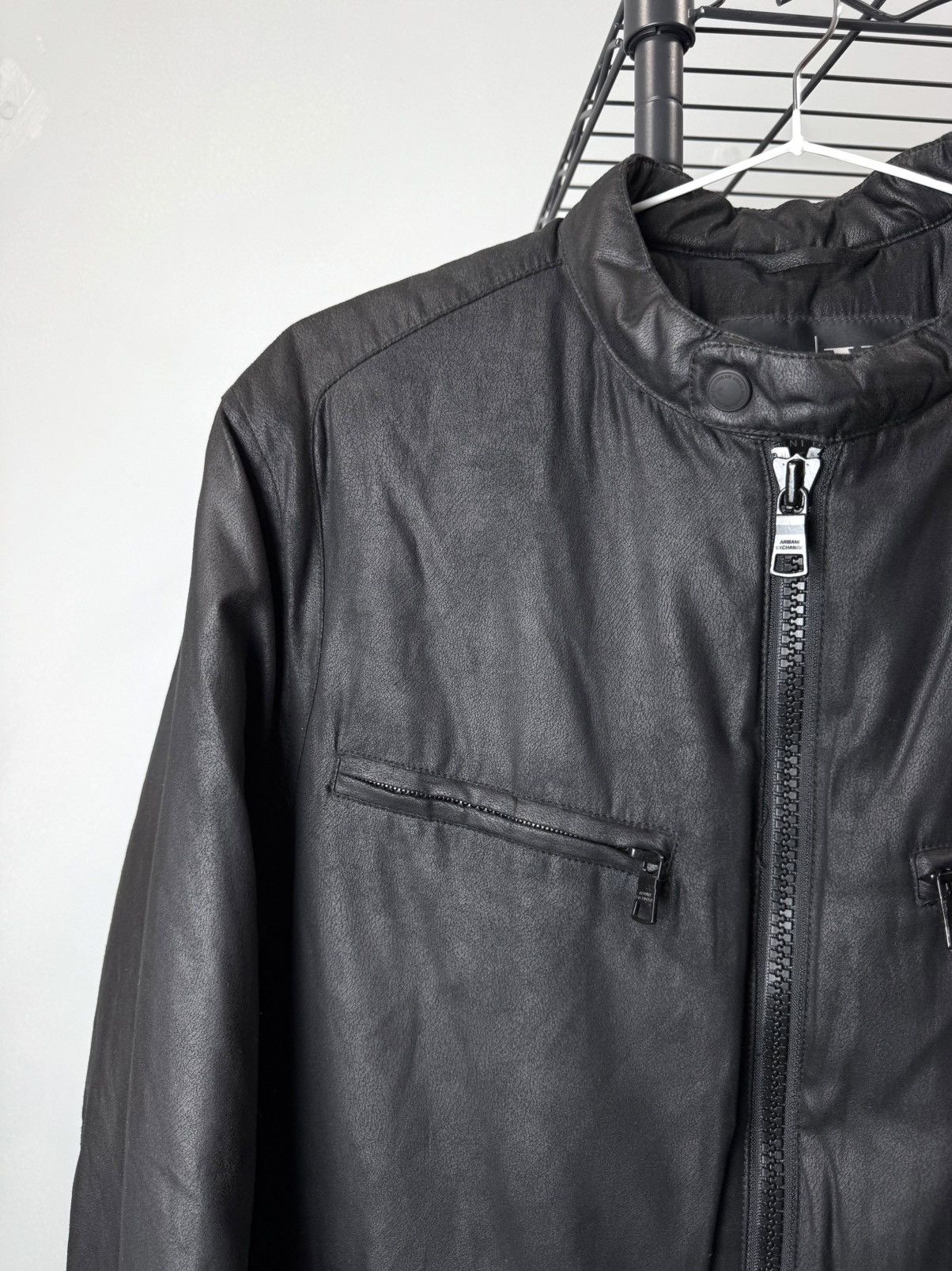 Armani Exchange Vintage Armani Exchange Leather Suede Jacket Size US M / EU 48-50 / 2 - 4 Thumbnail