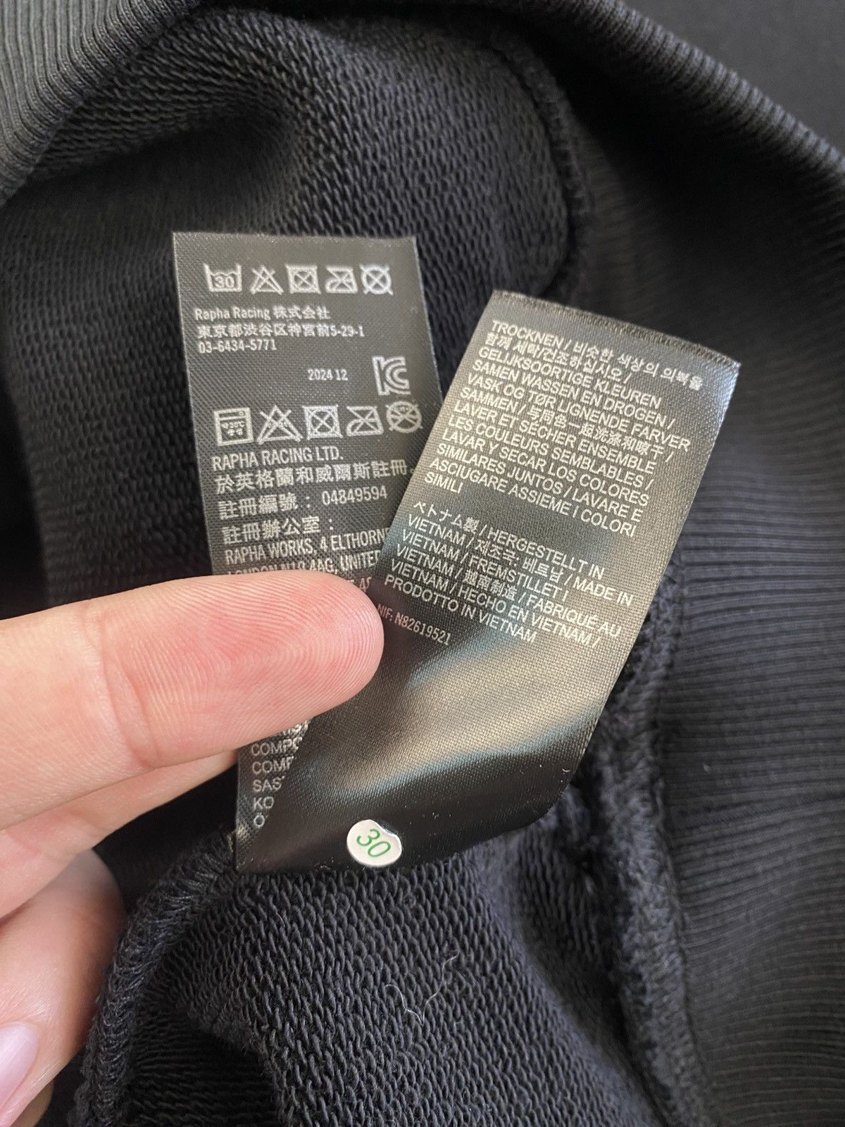 Rapha Rapha EF Black Hoodie Size: M Size US M / EU 48-50 / 2 - 5 Thumbnail