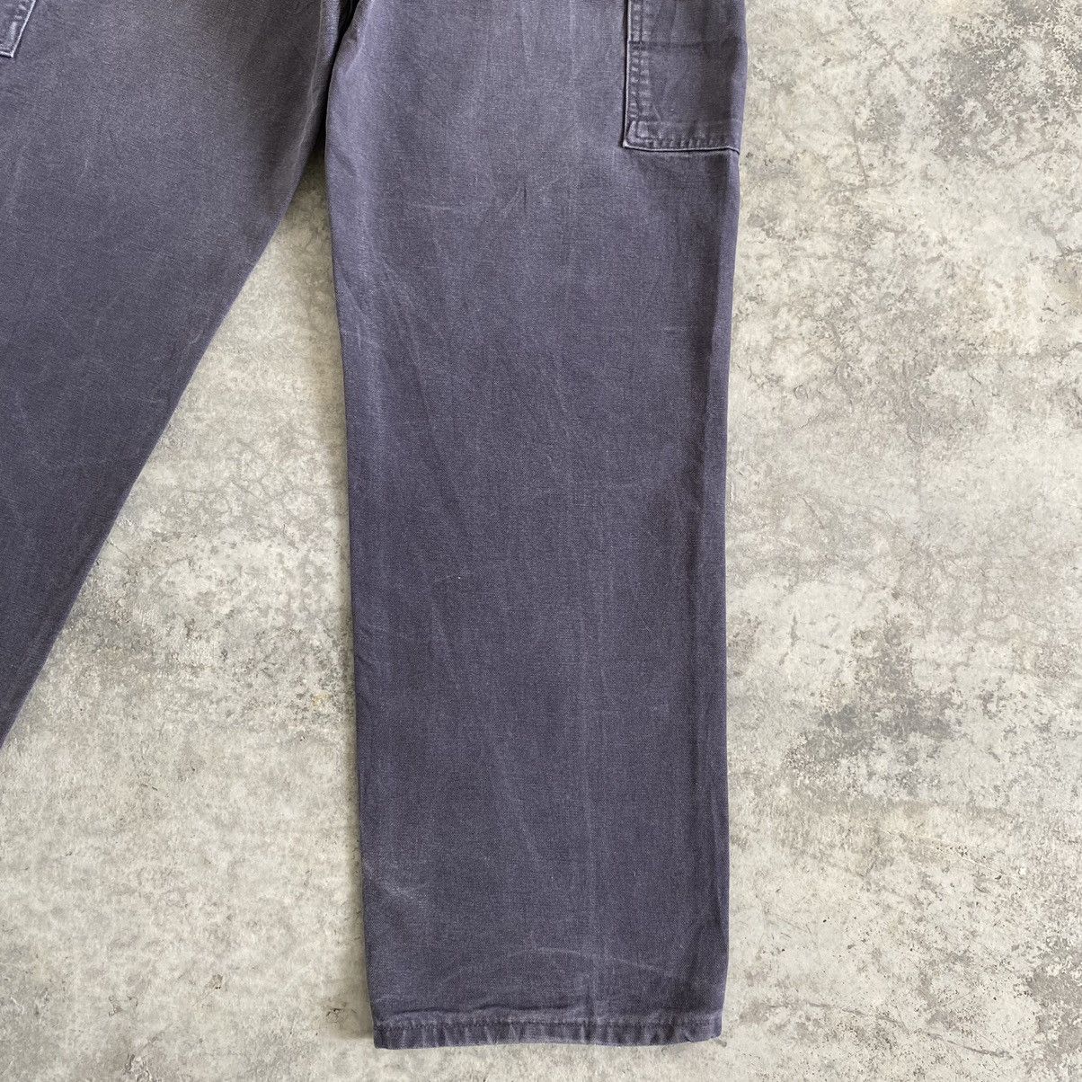 Carhartt Vintage Carhartt Faded Petrol Blue Carpenter Workwear Pants Size US 34 / EU 50 - 16 Thumbnail
