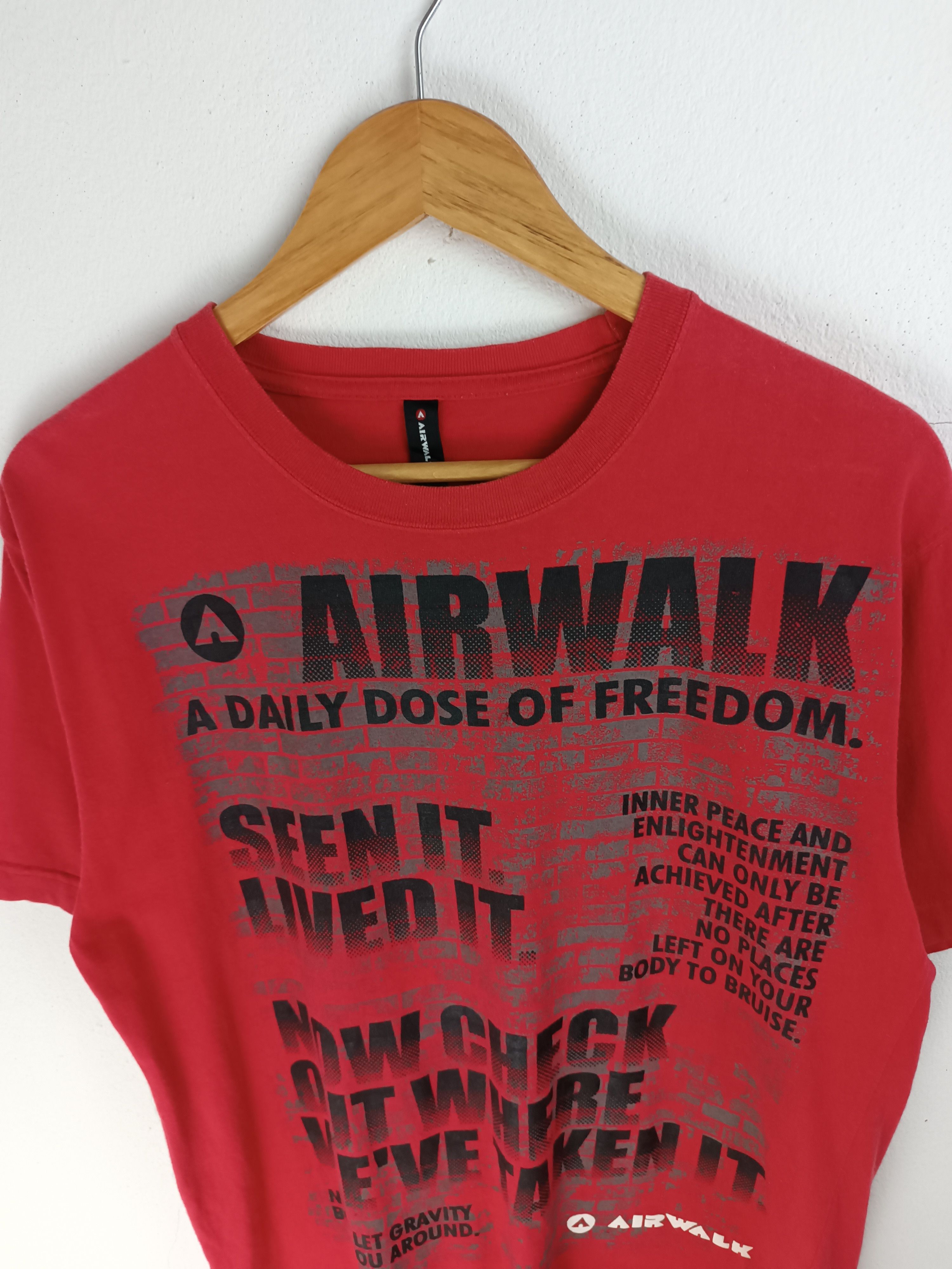 Airwalk VINTAGE Y2K AIRWALK STYLE POEM QUOTE THIS IS Y2K VERY RARE Size US M / EU 48-50 / 2 - 8 Thumbnail