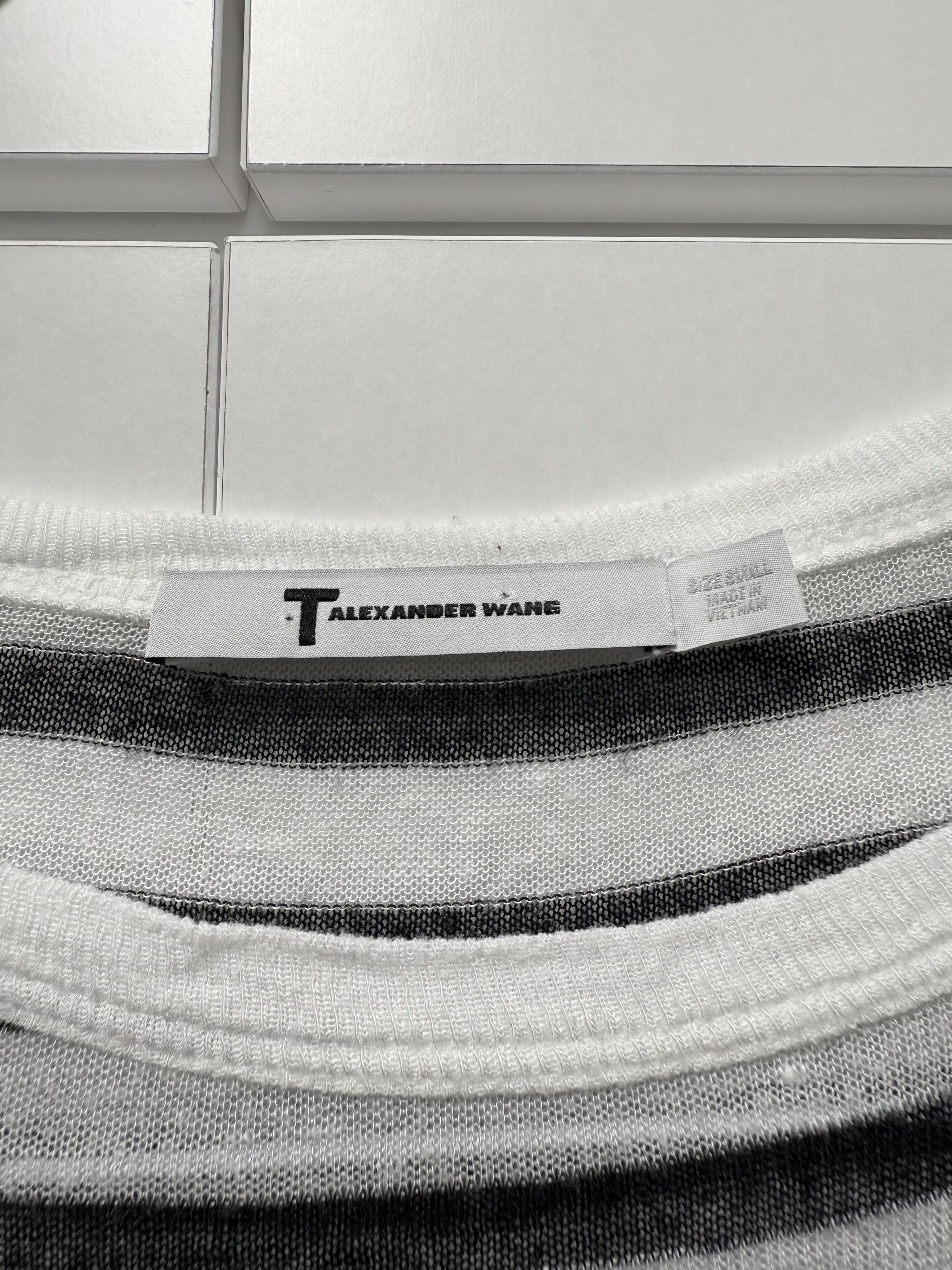 Alexander Wang Alexander Wang Cotton Stripped Top Long sleeve (S) Size S / US 4 / IT 40 - 2 Thumbnail