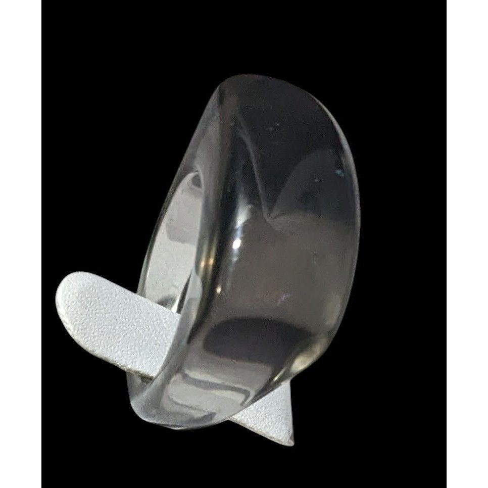 Other Chunky Translucent Grey/Black Fashion Ring Size 7 Size ONE SIZE - 5 Thumbnail