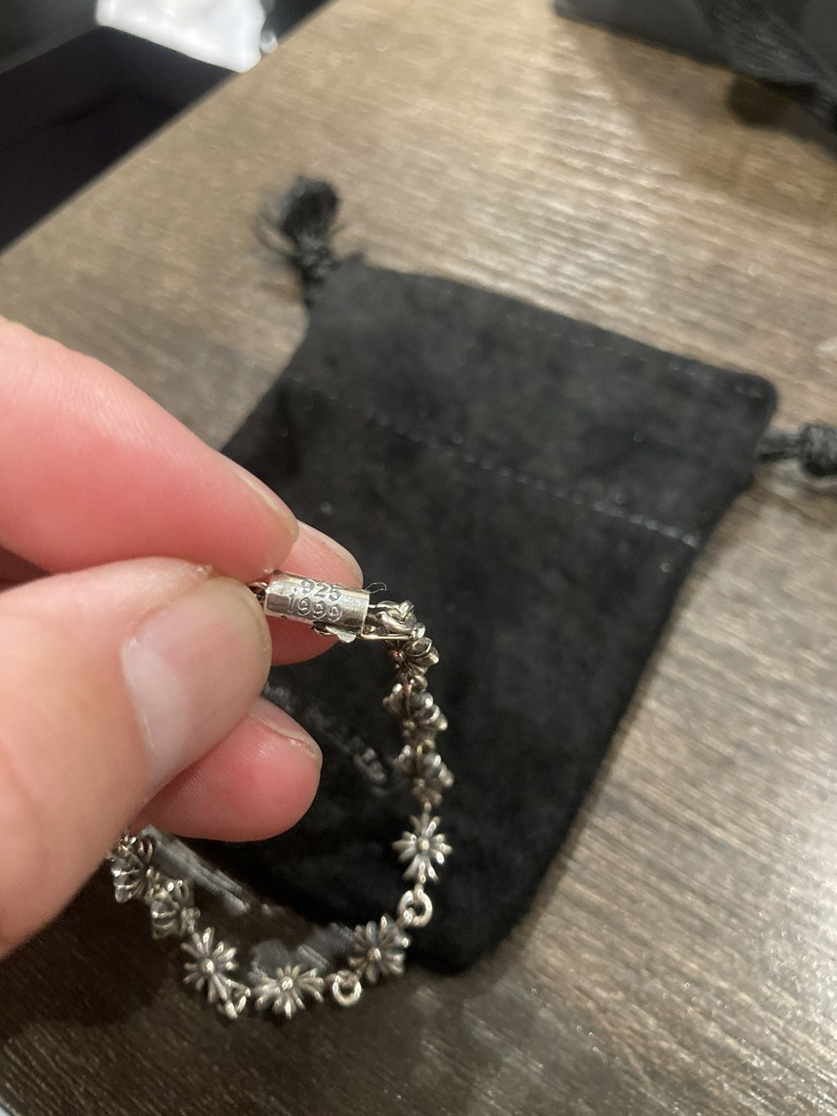 Chrome Hearts Chrome hearts Tiny E plus 12 links sliver bracelet Size ONE SIZE - 5 Thumbnail