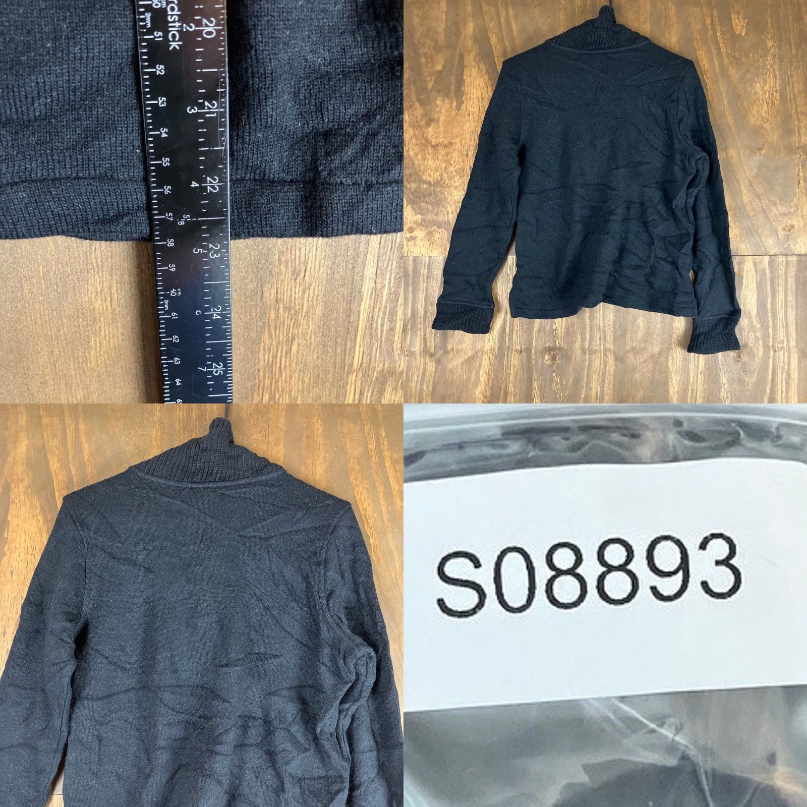 Banana Republic Banana Republic Mens Sweater Black 1/4 Zip Long Sleeve Knit Medium Wool Blend Shirt Pullover Womens? Size US M / EU 48-50 / 2 - 8 Thumbnail
