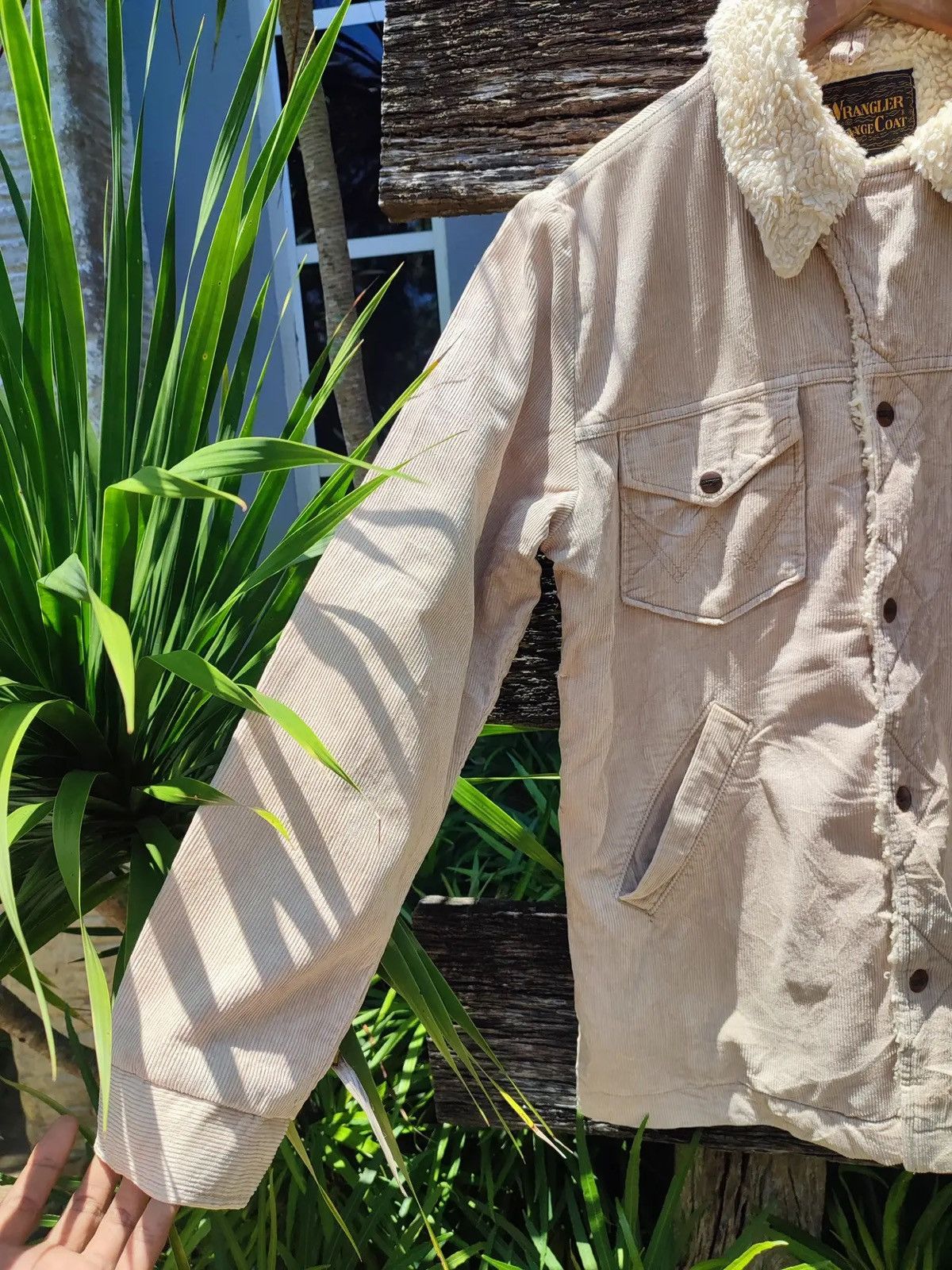 Wrangler Vintage Wrangler Wrange Coat Sherpa-Lined Corduroy Jacket Size US M / EU 48-50 / 2 - 3 Thumbnail