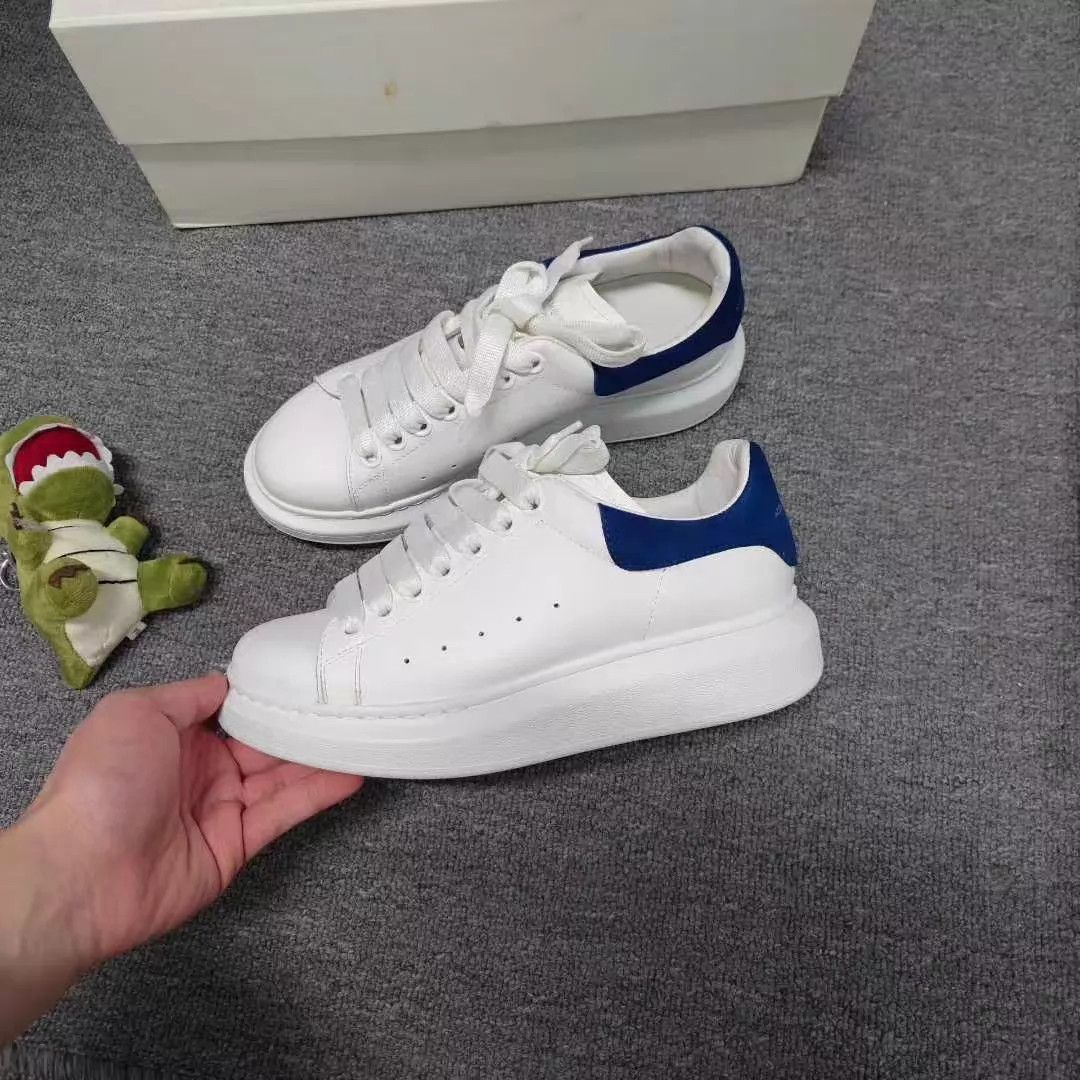 Alexander McQueen McQueen 99 New Worn White Sneakers Blue Tab Boxed 35 Size US 4.5 / IT 34.5 - 2 Thumbnail