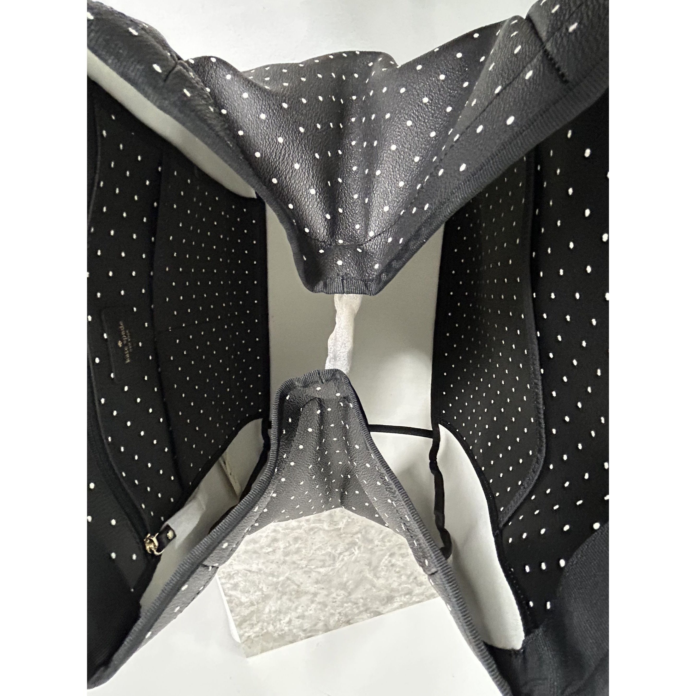 Kate Spade Kate Spade Sidney Kennywood Polka Dot Bag in Black/White - N Size ONE SIZE - 7 Thumbnail