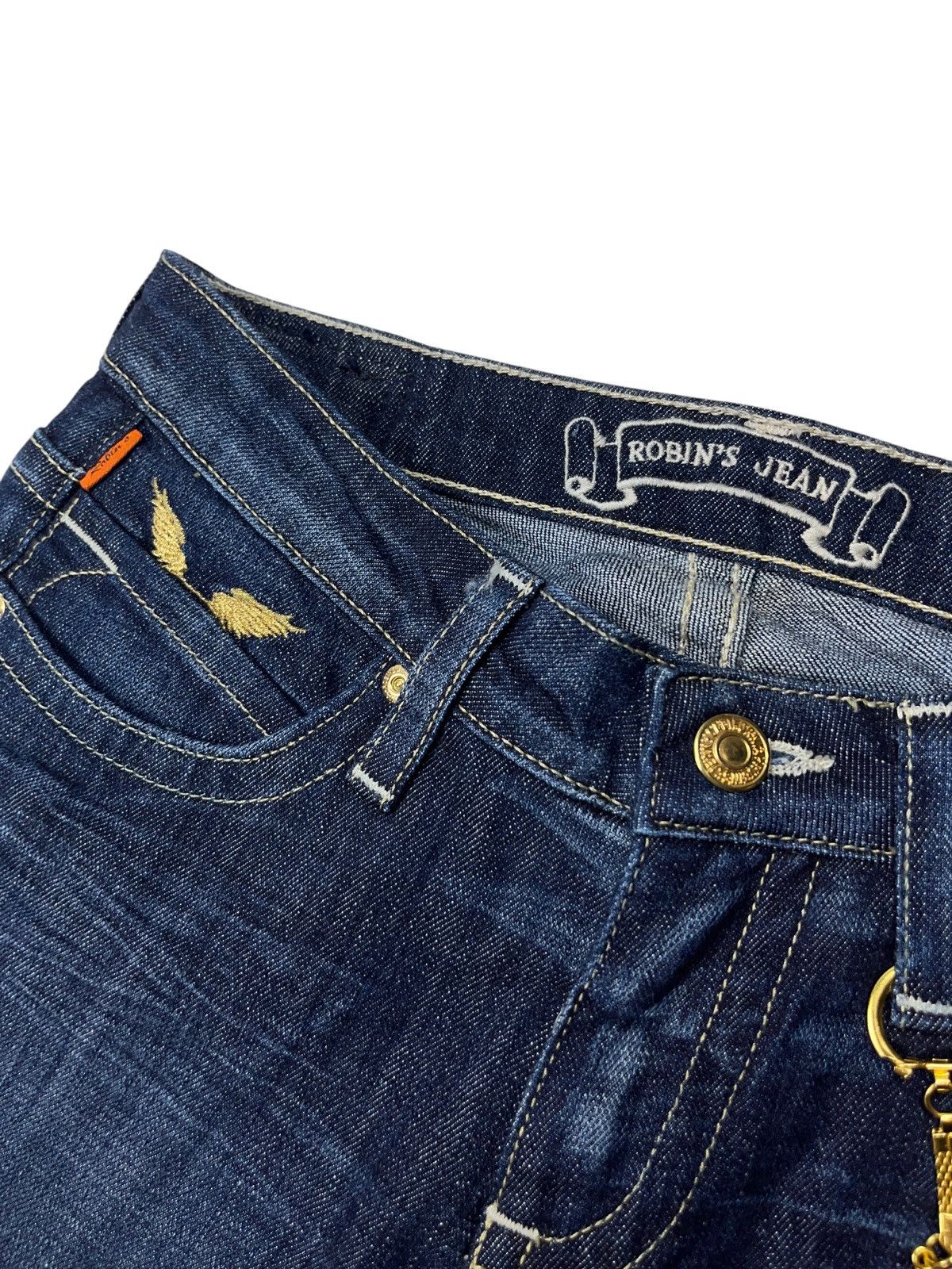 Robins Jeans Vintage y2k Robin’s Jean Low Rise Embroidered Jeans Size 26 Size 26" / US 2 / IT 38 - 5 Thumbnail