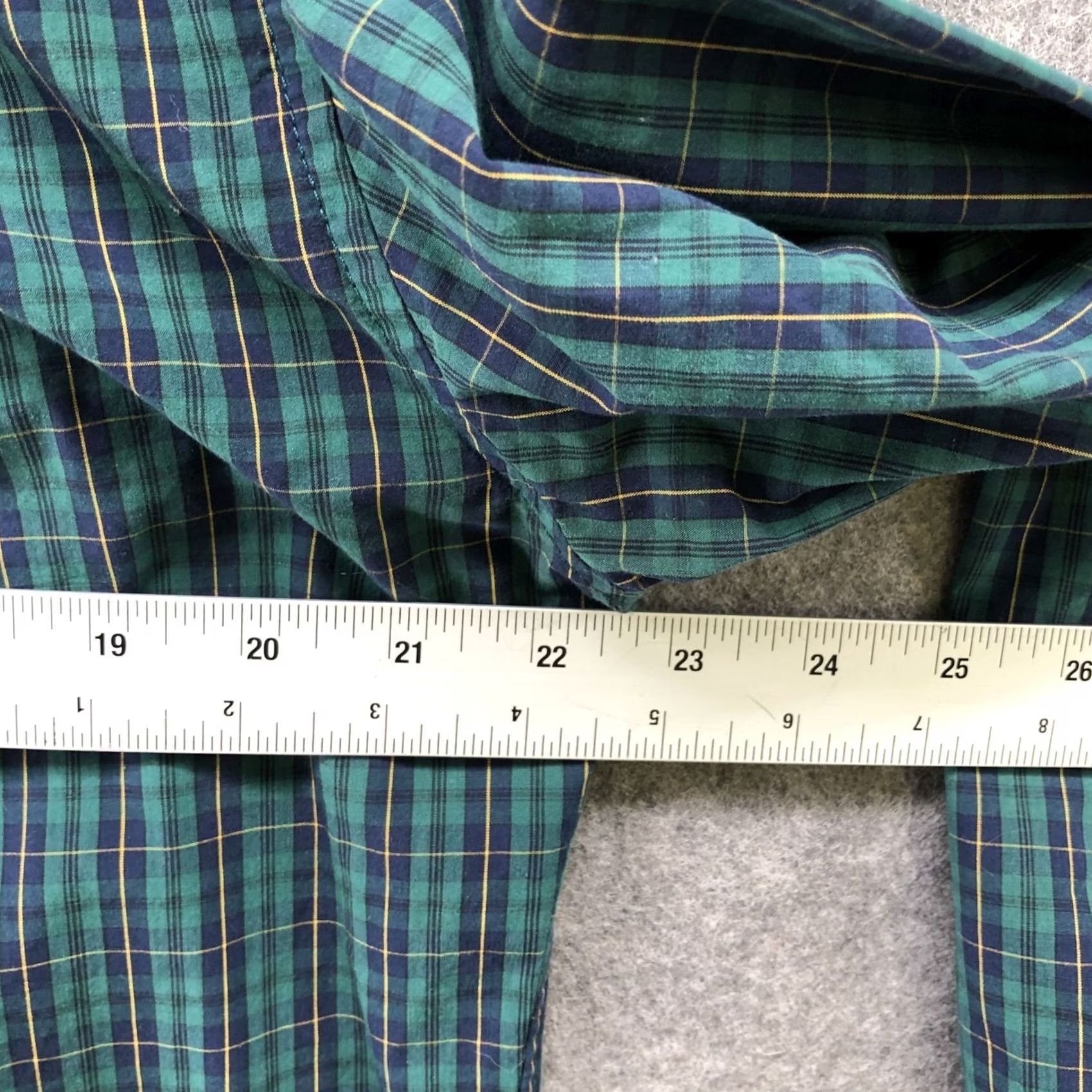 Gap Gap Plaid Button Down Shirt Mens M Green Pine Long Sleeve Size US M / EU 48-50 / 2 - 6 Thumbnail