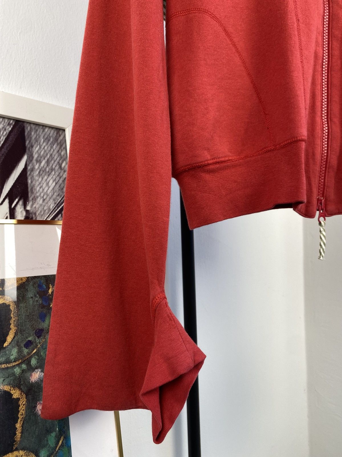 Vivienne Westwood Y2K 2000's Vivienne Westwood Angled Sleeves Cropped Hoodie Size S / US 4 / IT 40 - 8 Thumbnail