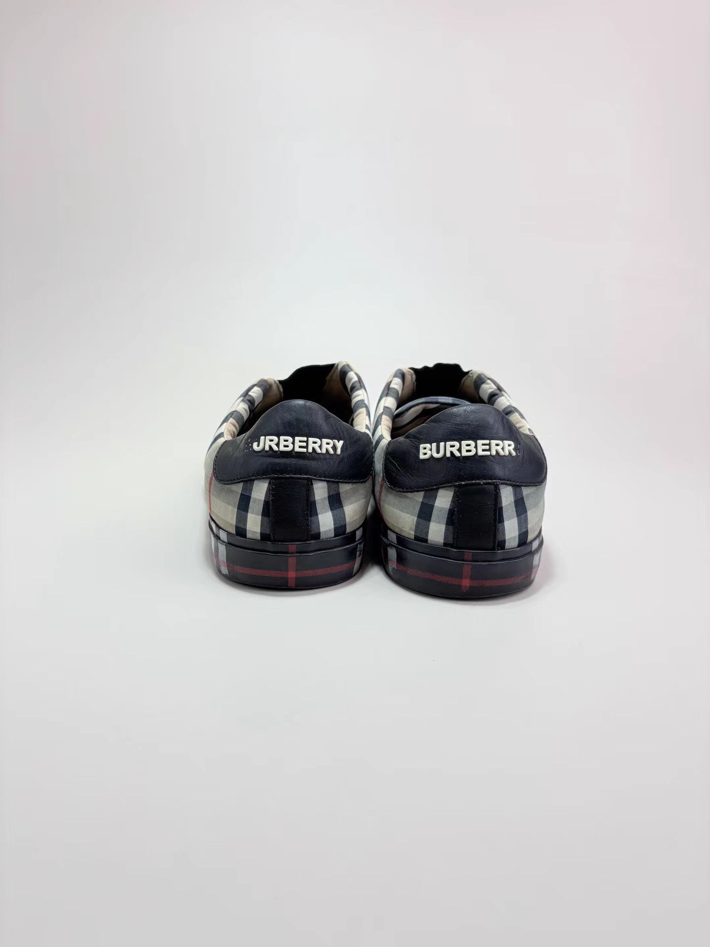 Burberry BURBERRY Check Low-Top Sneakers Size US 7.5 / EU 40-41 - 4 Thumbnail