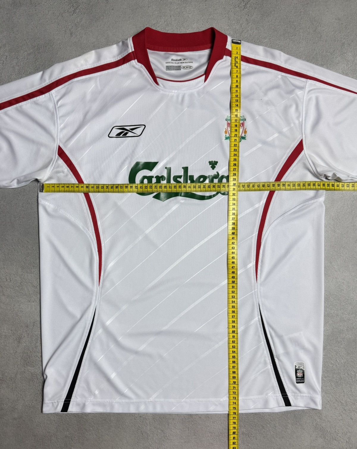 Reebok Liverpool 2005 2006 Away Football Shirt Soccer Jersey Reebok Size US L / EU 52-54 / 3 - 16 Thumbnail