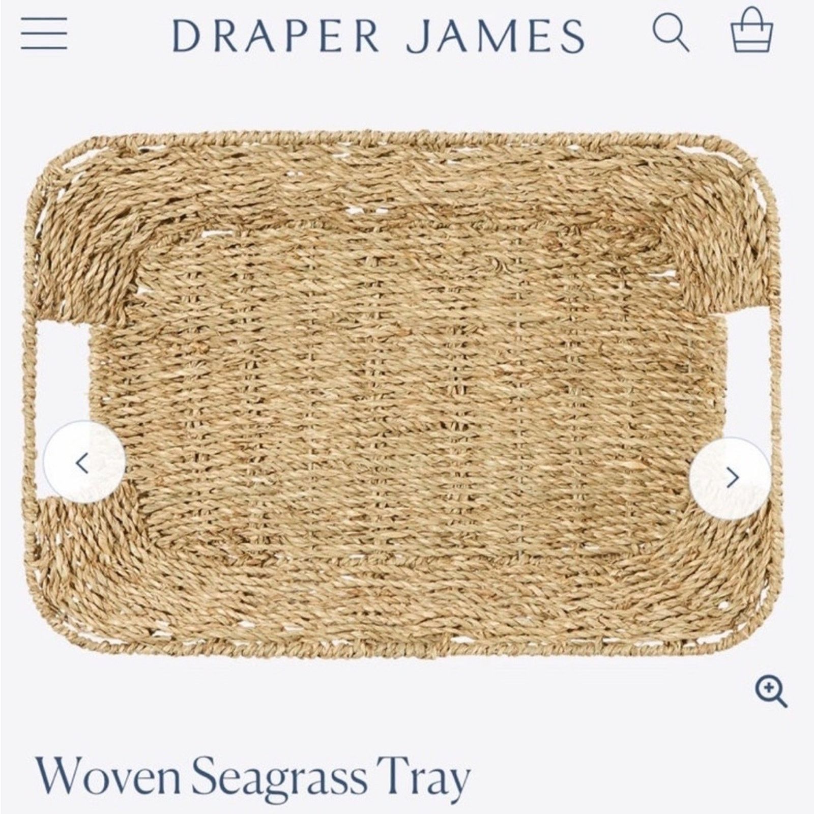 Other Draper James Woven Tray Size ONE SIZE - 1 Thumbnail