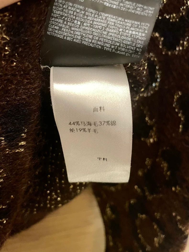 Saint Laurent Paris Saint Laurent Paris Patterned mohair sweater-2506 Size US M / EU 48-50 / 2 - 5 Thumbnail